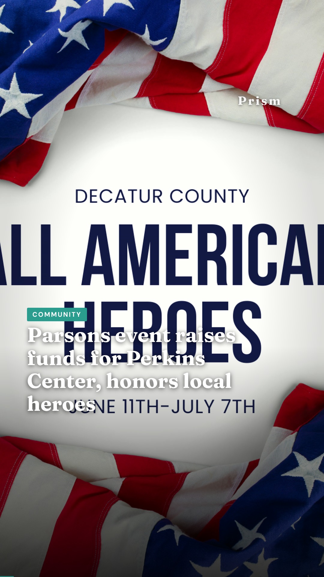 Parsons event raises funds for Perkins Center, honors local heroes