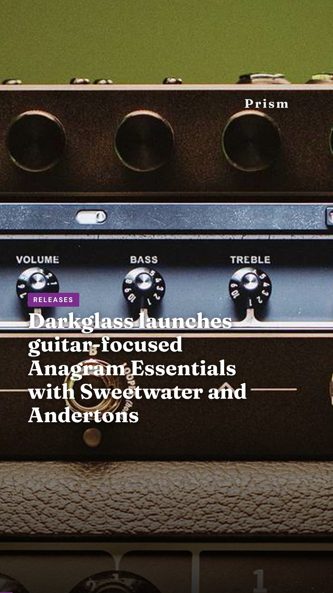 Darkglass launches guitar-focused Anagram Essentials with Sweetwater and Andertons