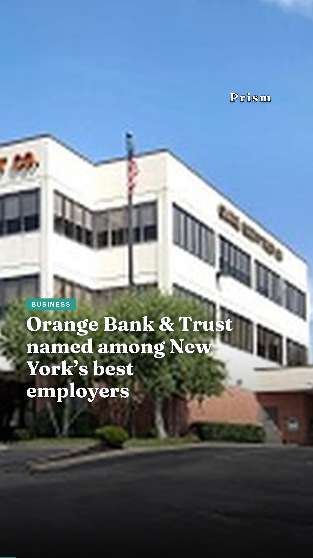 Orange Bank & Trust named among New York’s best employers