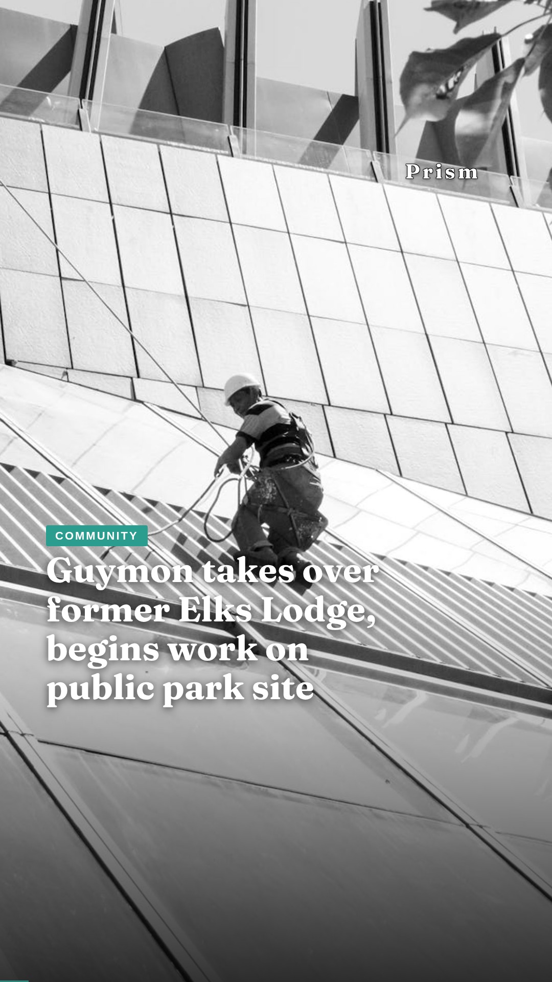 Guymon takes over former Elks Lodge, begins work on public park site