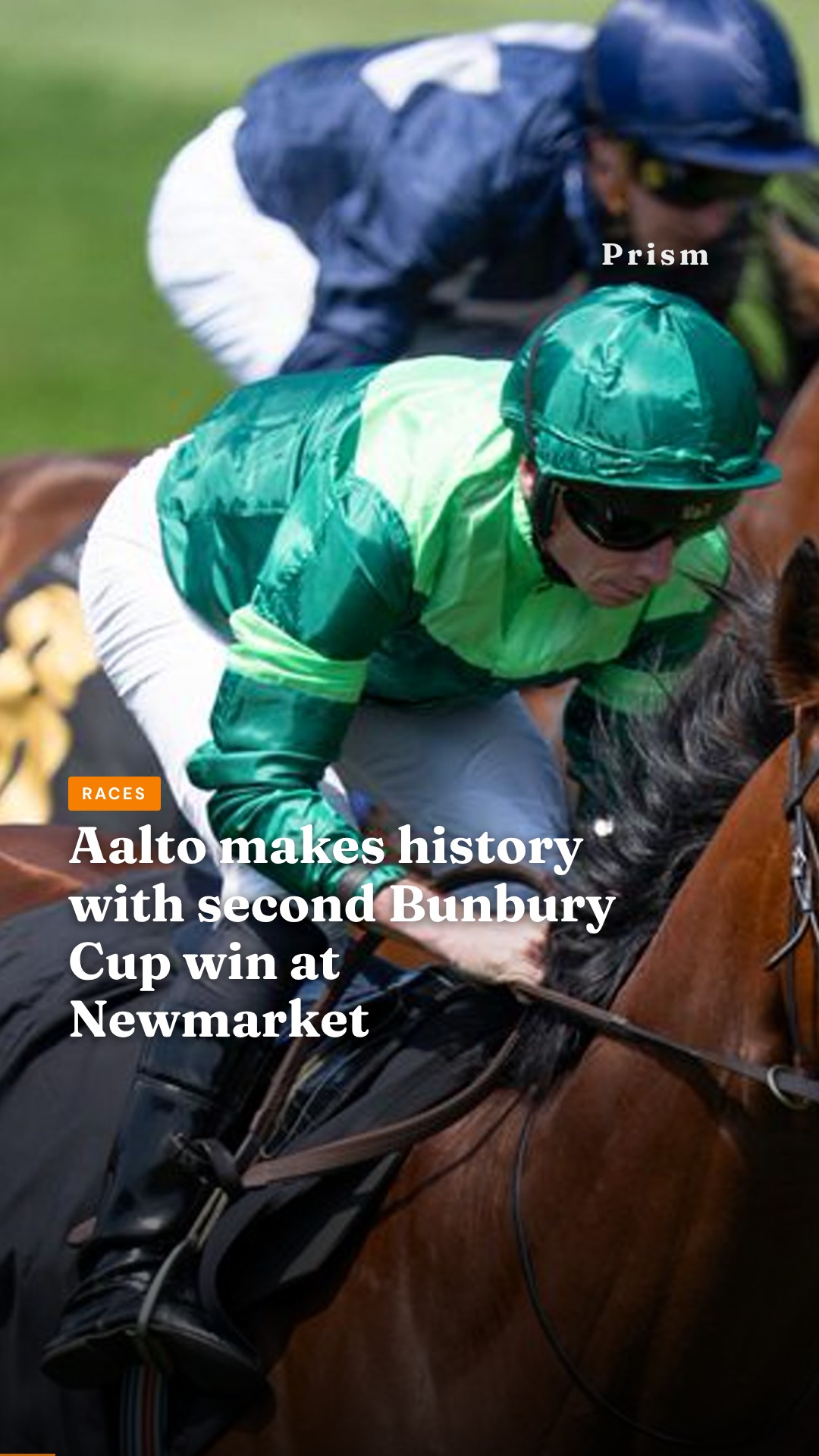 Aalto makes history with second Bunbury Cup win at Newmarket