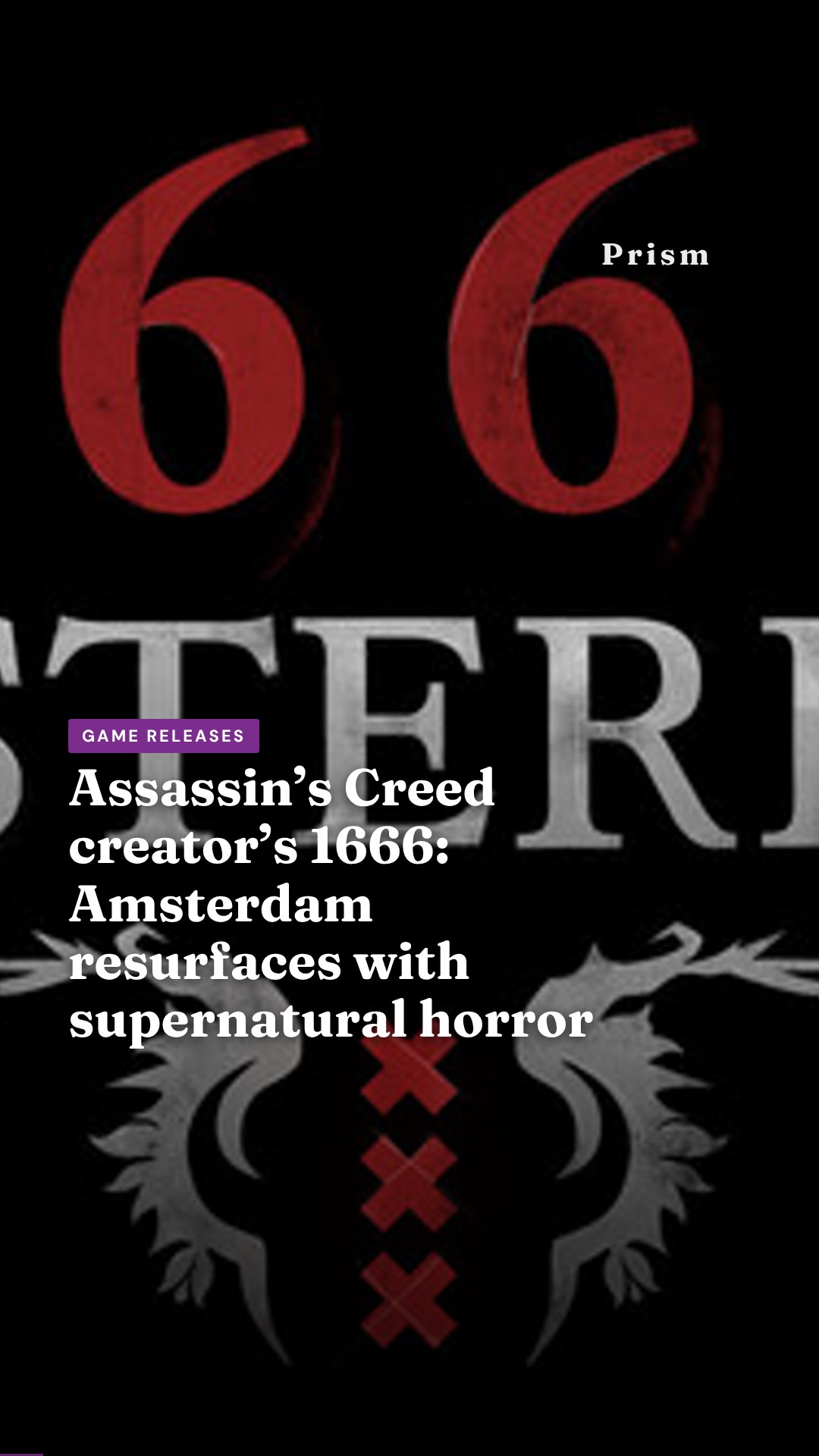 Assassin’s Creed creator’s 1666: Amsterdam resurfaces with supernatural horror