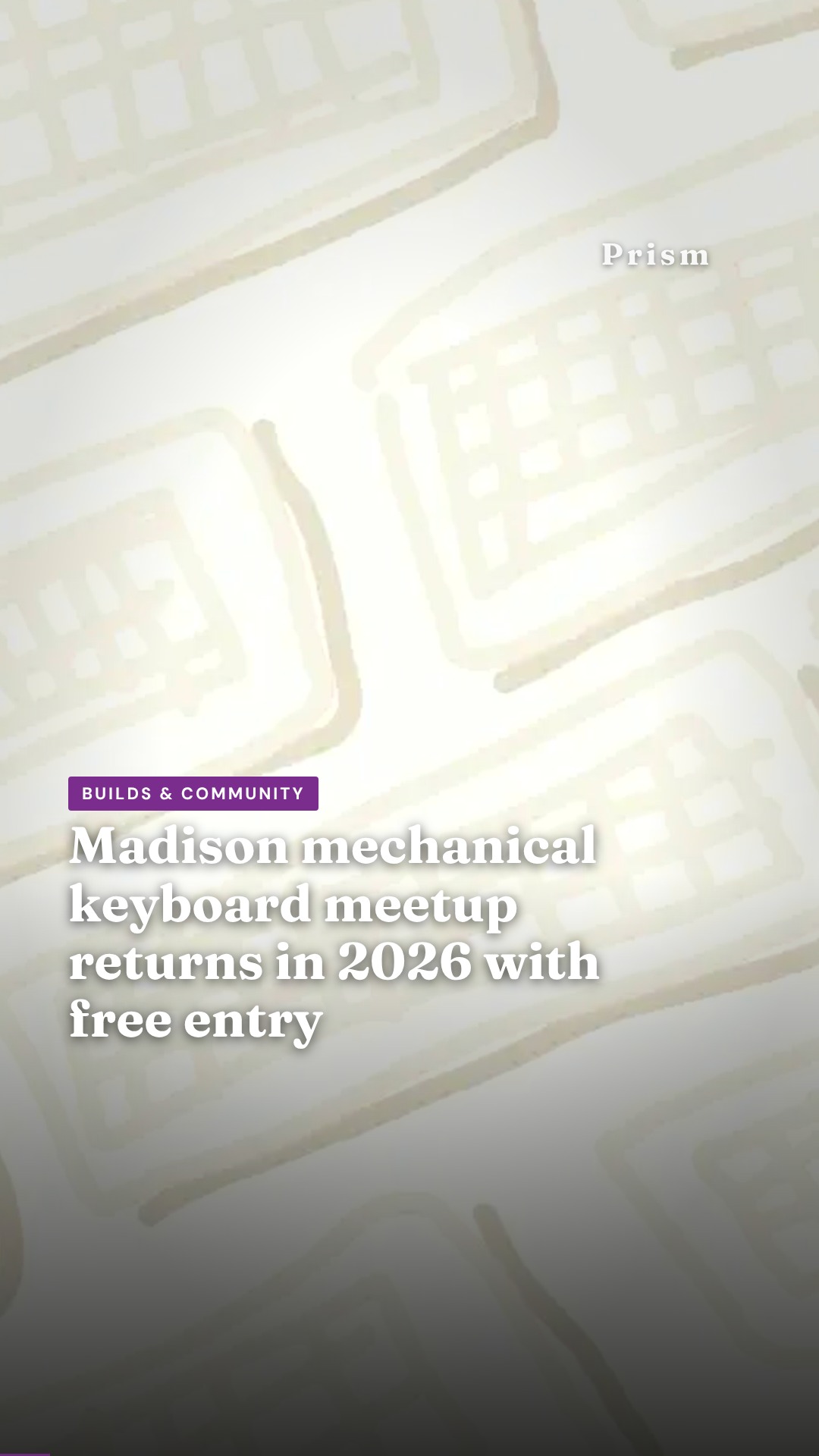 Madison mechanical keyboard meetup returns in 2026 with free entry