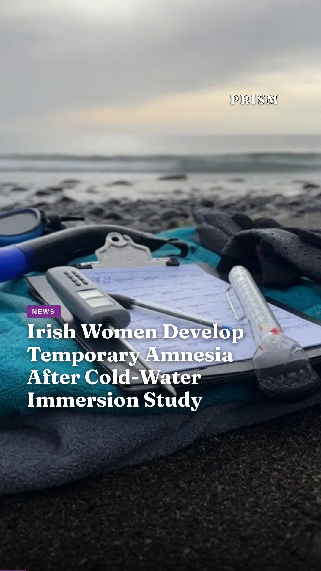 Irish Women Develop Temporary Amnesia After Cold-Water Immersion Study
