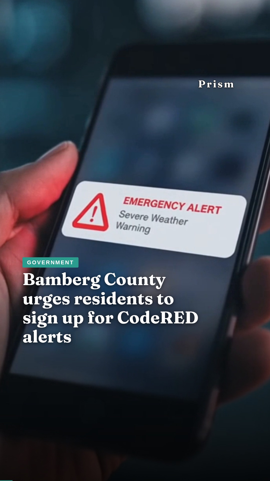 Bamberg County urges residents to sign up for CodeRED alerts