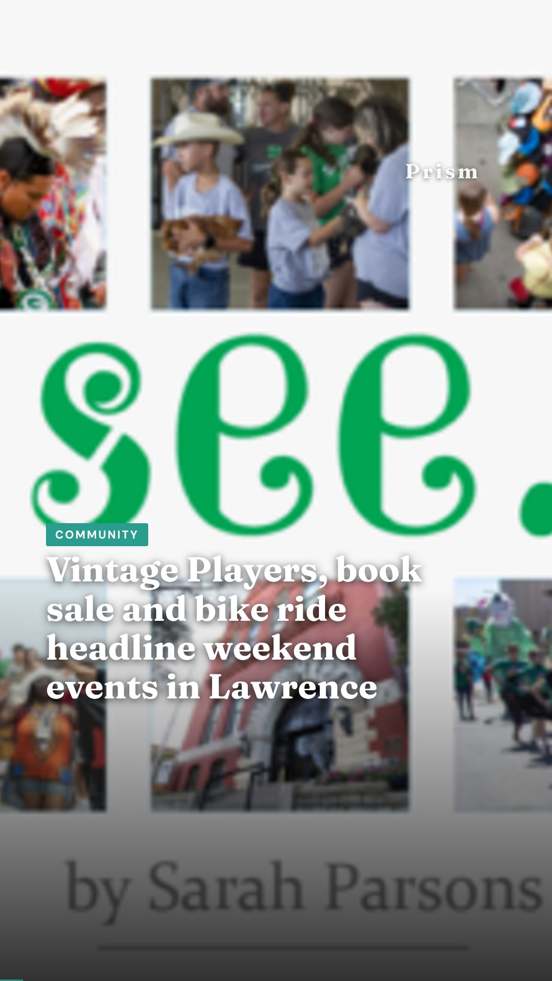 Vintage Players, book sale and bike ride headline weekend events in Lawrence
