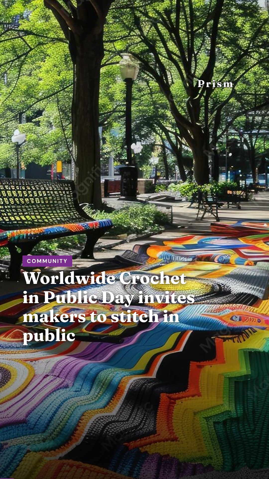 Worldwide Crochet in Public Day invites makers to stitch in public