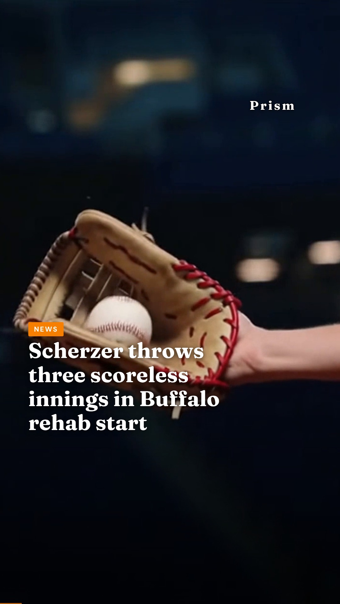Scherzer throws three scoreless innings in Buffalo rehab start