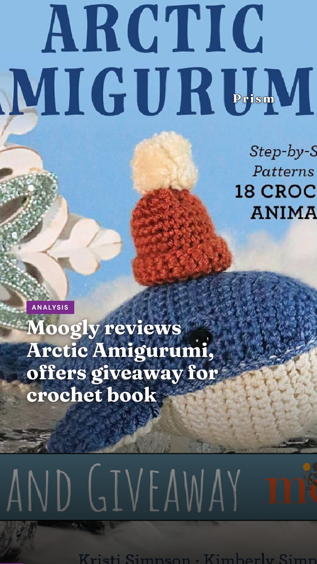 Moogly reviews Arctic Amigurumi, offers giveaway for crochet book