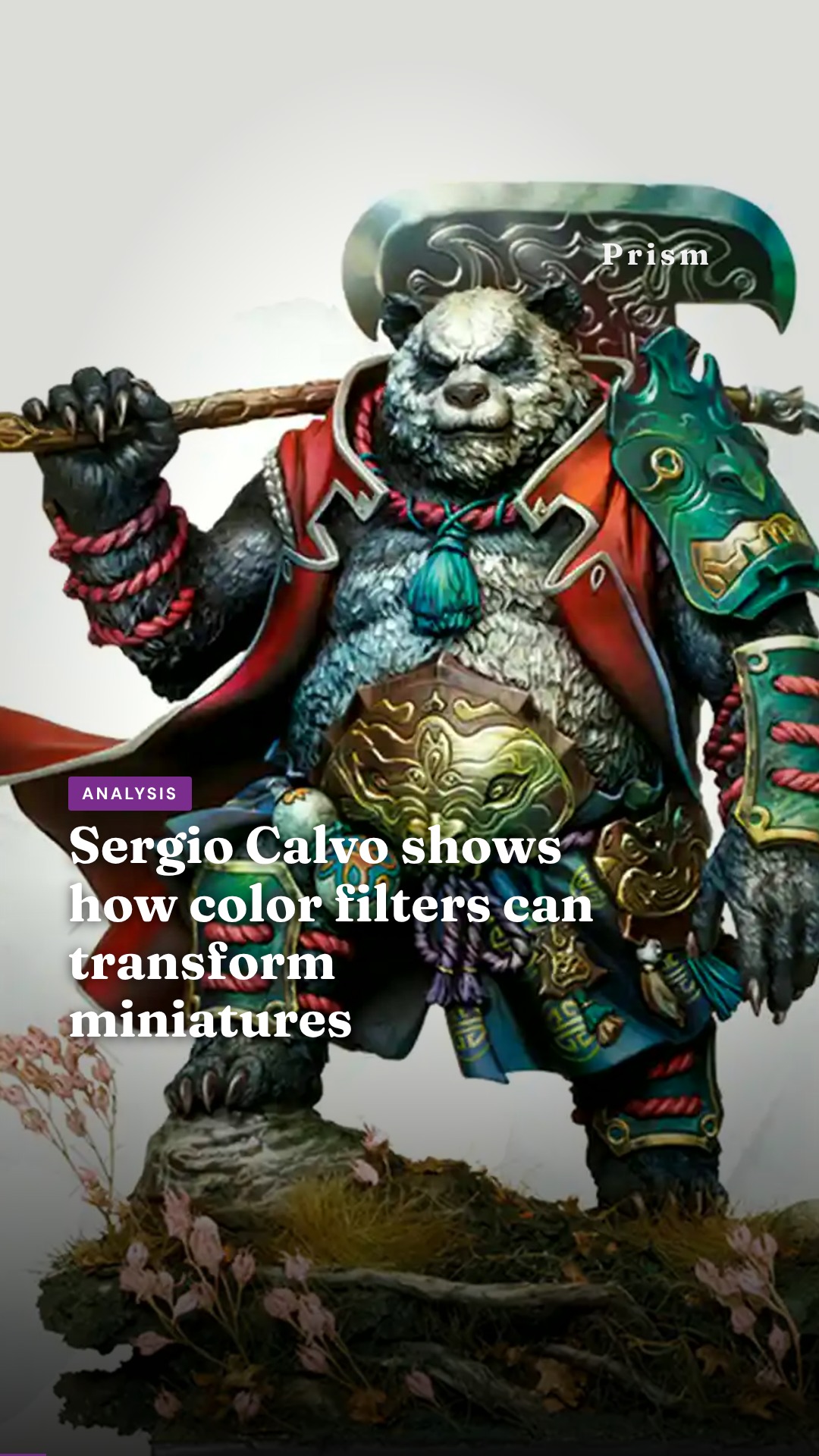Sergio Calvo shows how color filters can transform miniatures