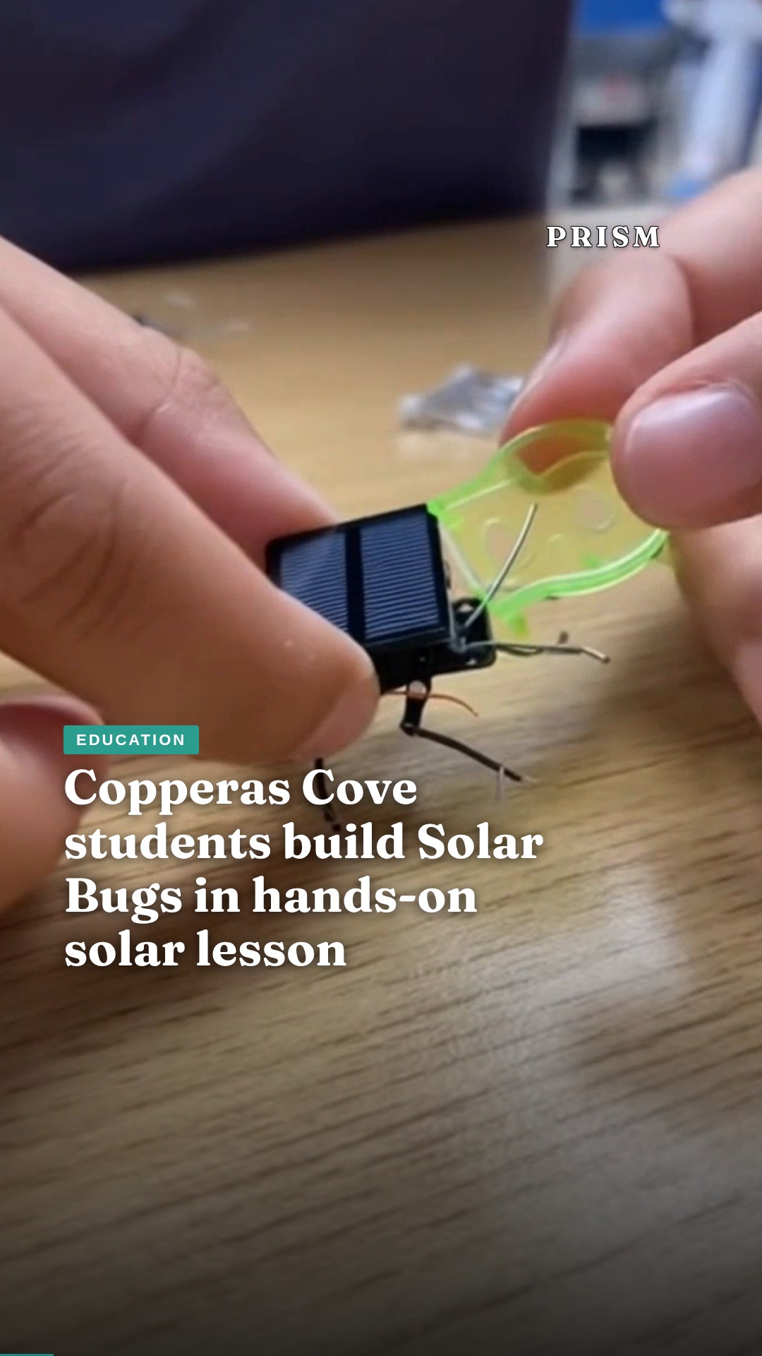 Copperas Cove students build Solar Bugs in hands-on solar lesson