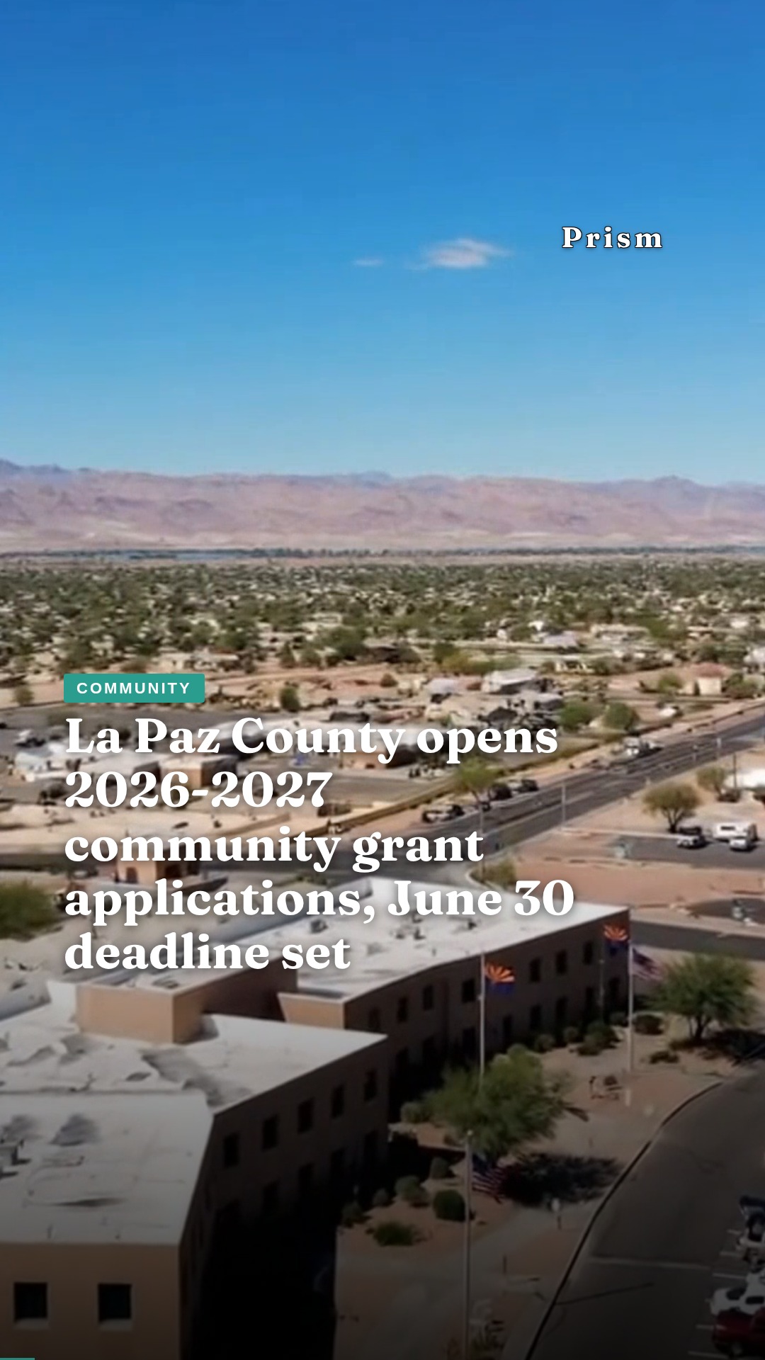La Paz County opens 2026-2027 community grant applications, June 30 deadline set