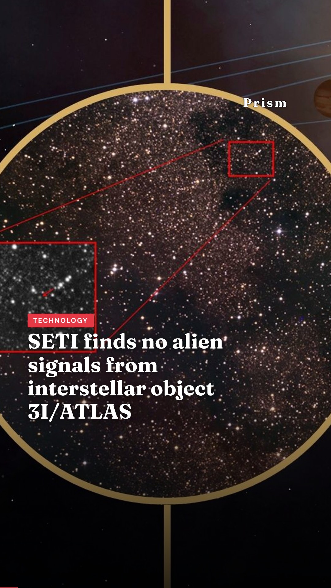 SETI finds no alien signals from interstellar object 3I/ATLAS