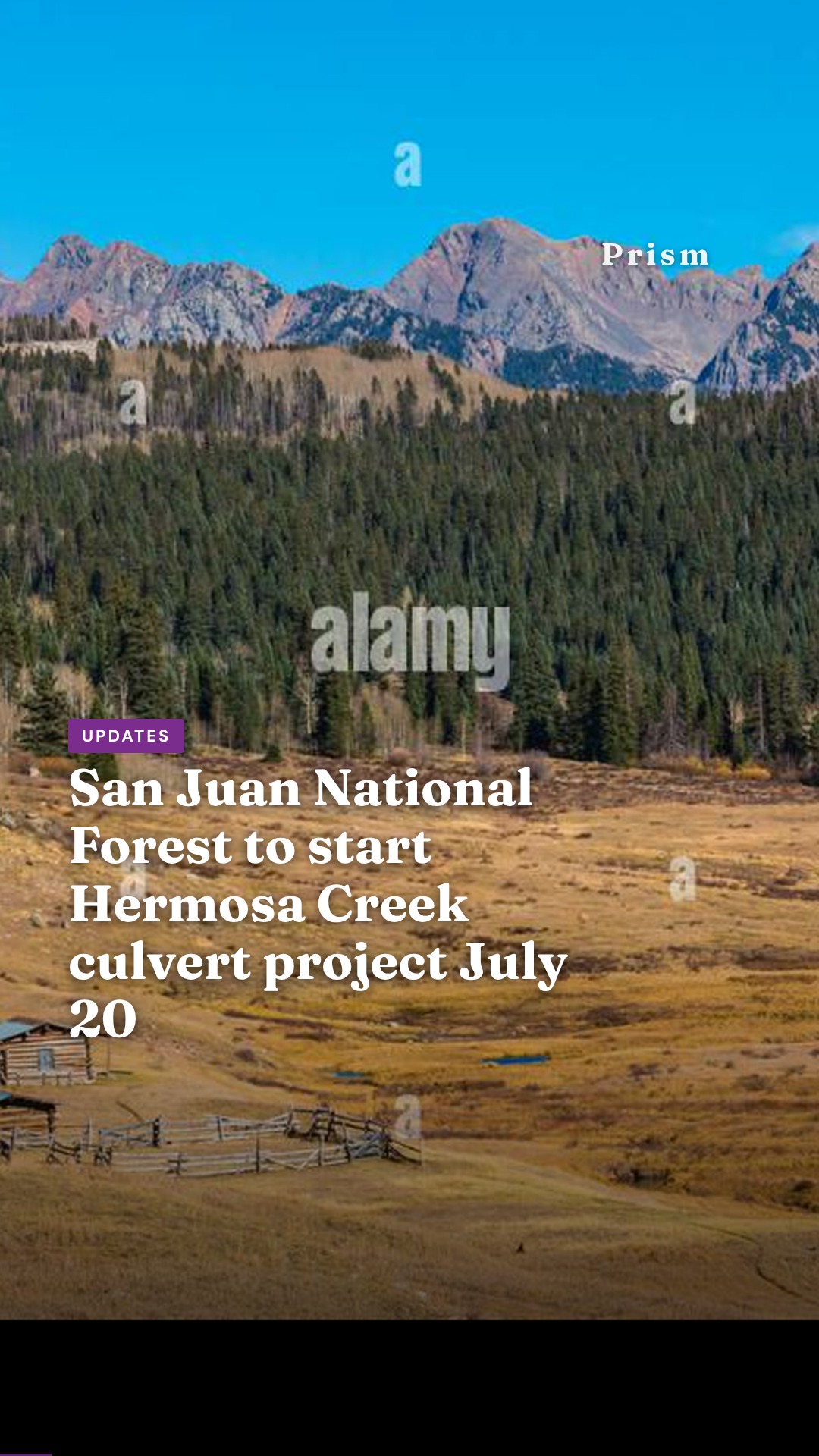 San Juan National Forest to start Hermosa Creek culvert project July 20