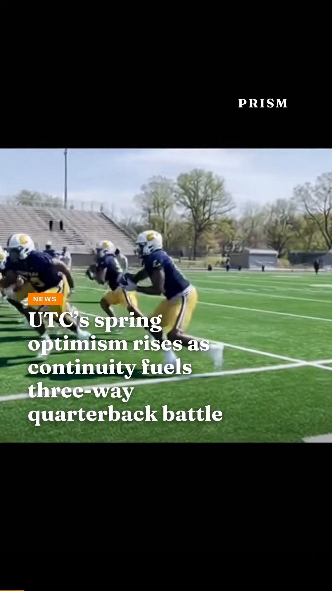 UTC’s spring optimism rises as continuity fuels three-way quarterback battle