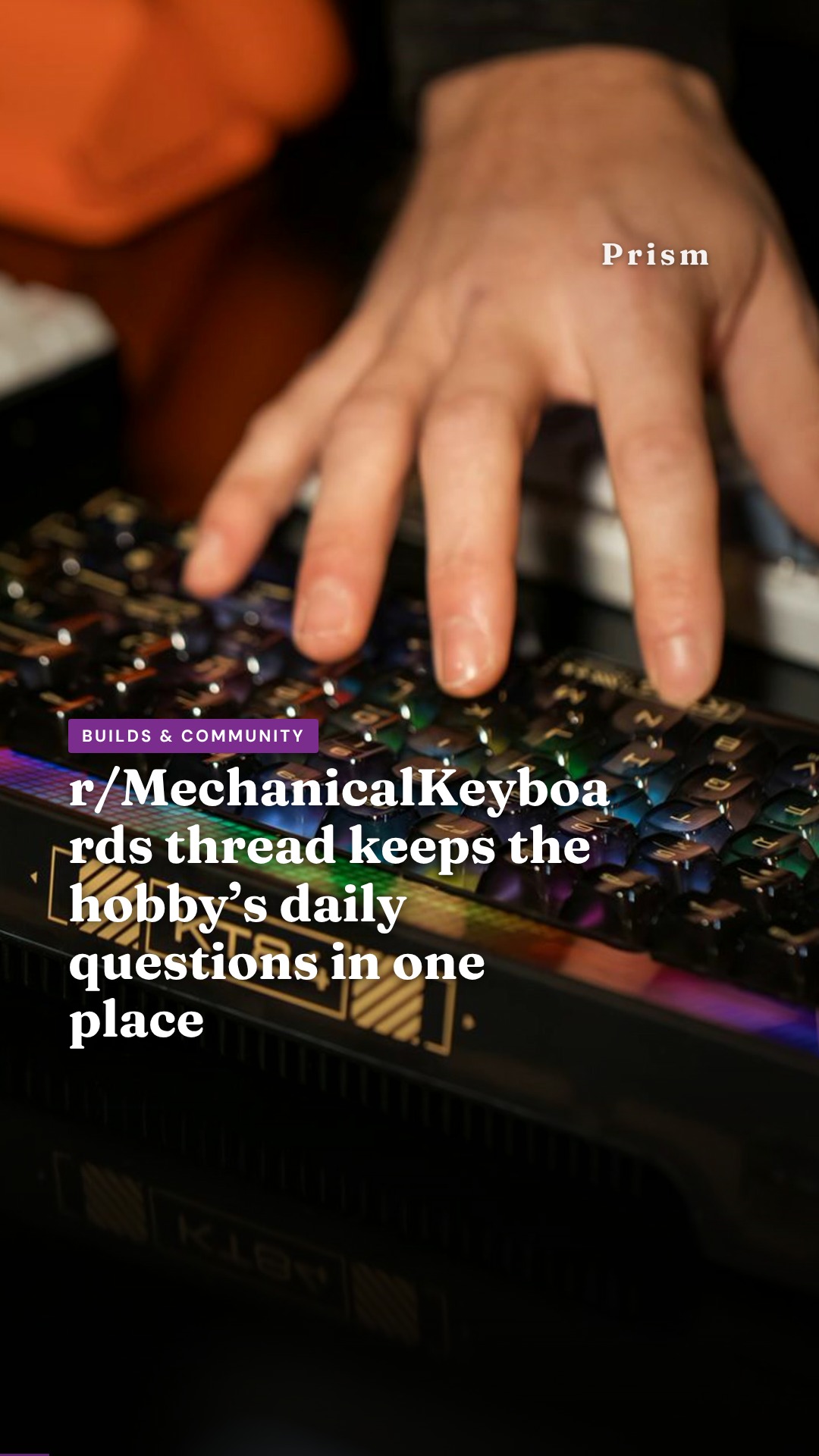 r/MechanicalKeyboards thread keeps the hobby’s daily questions in one place