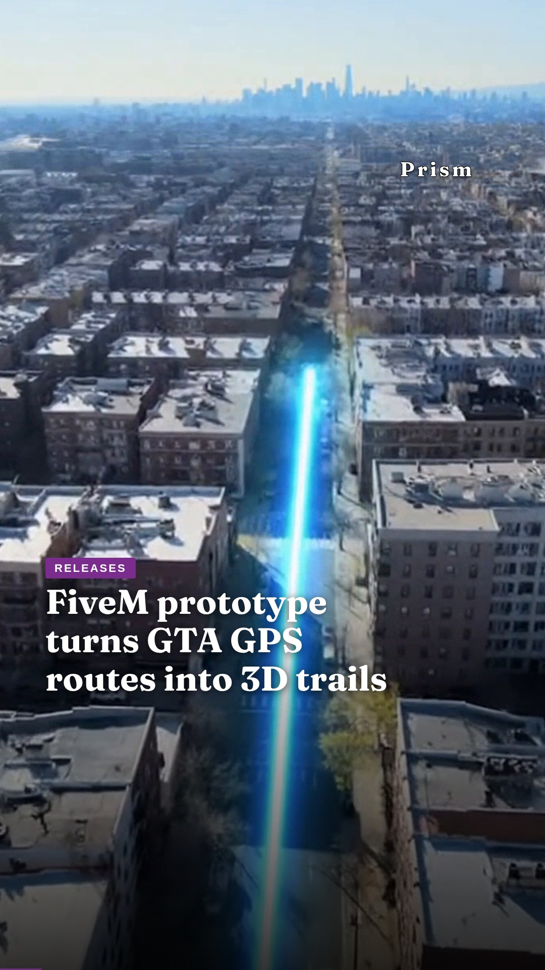 FiveM prototype turns GTA GPS routes into 3D trails