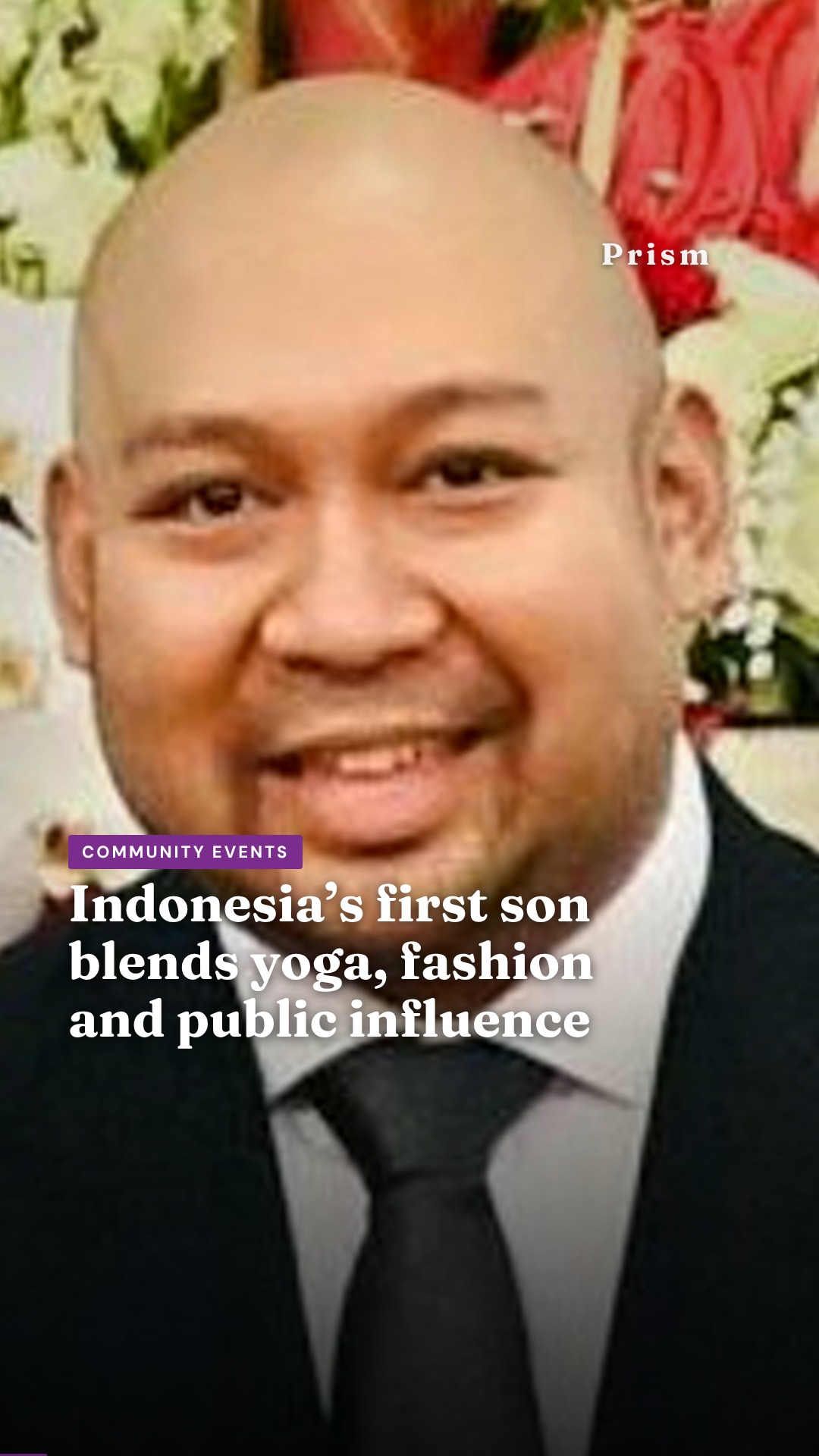 Indonesia’s first son blends yoga, fashion and public influence