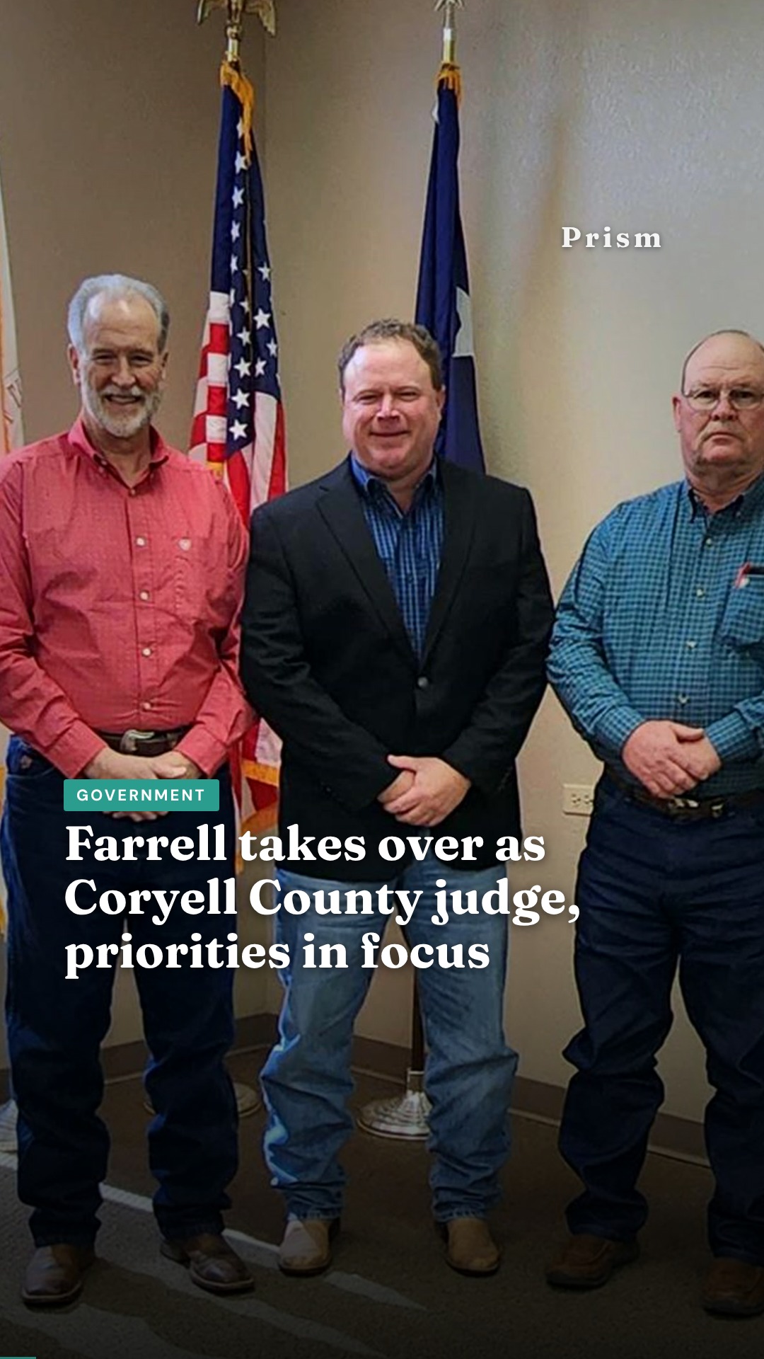 Farrell takes over as Coryell County judge, priorities in focus