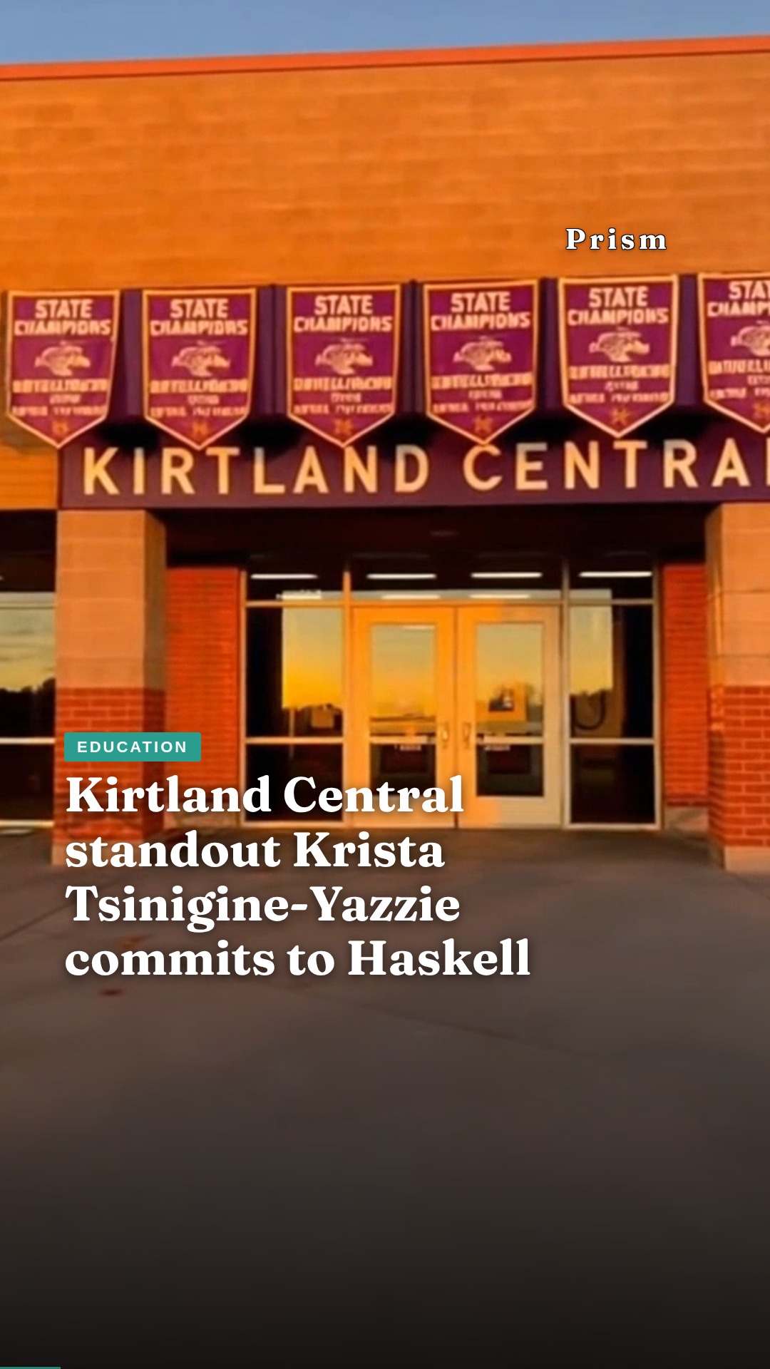 Kirtland Central standout Krista Tsinigine-Yazzie commits to Haskell