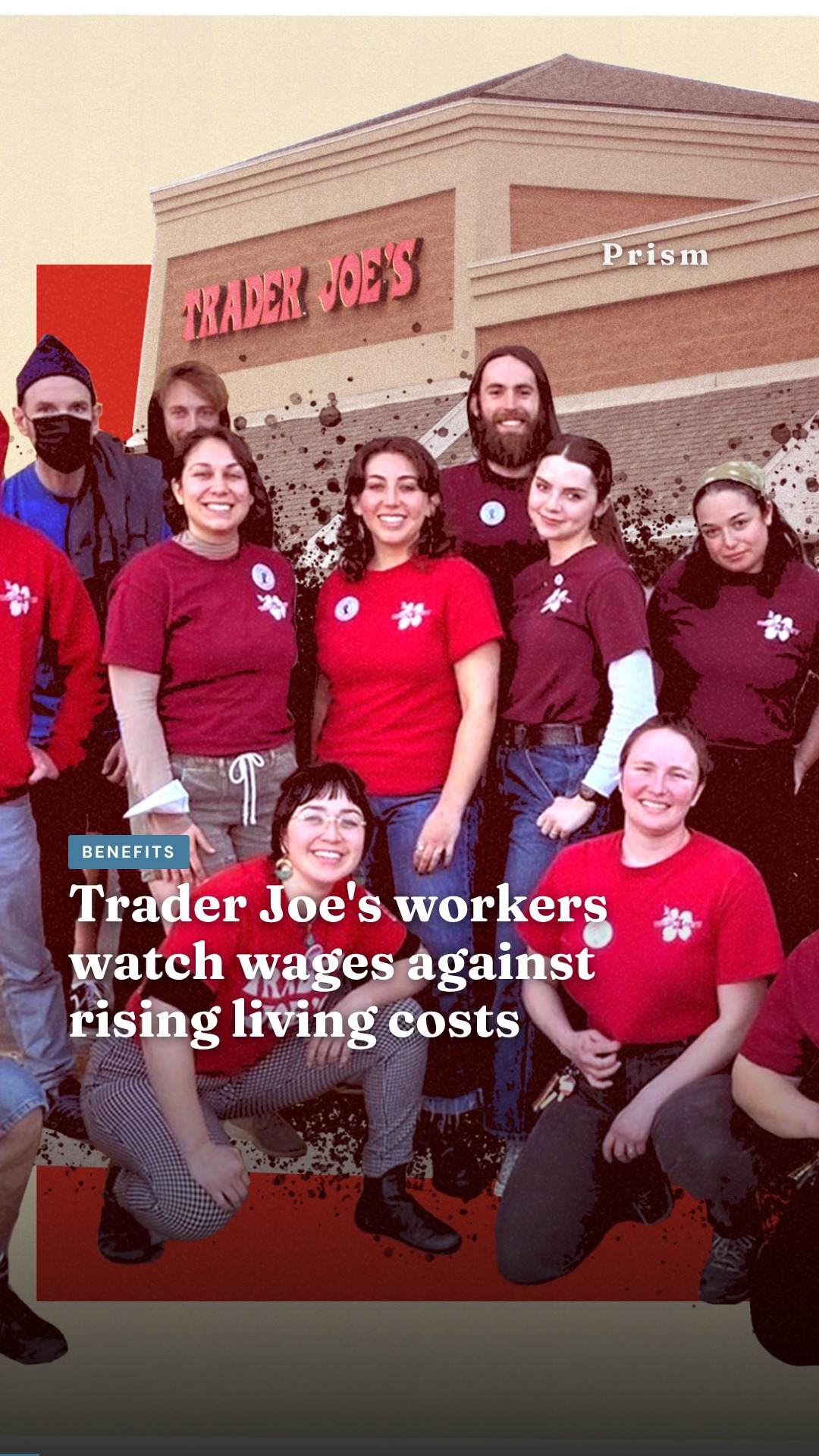 Trader Joe's workers watch wages against rising living costs