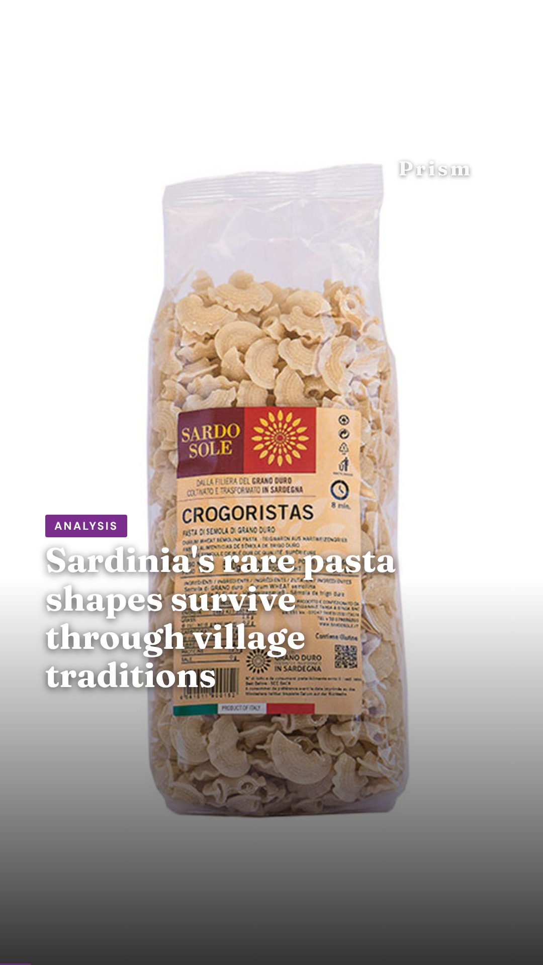 Sardinia's rare pasta shapes survive through village traditions