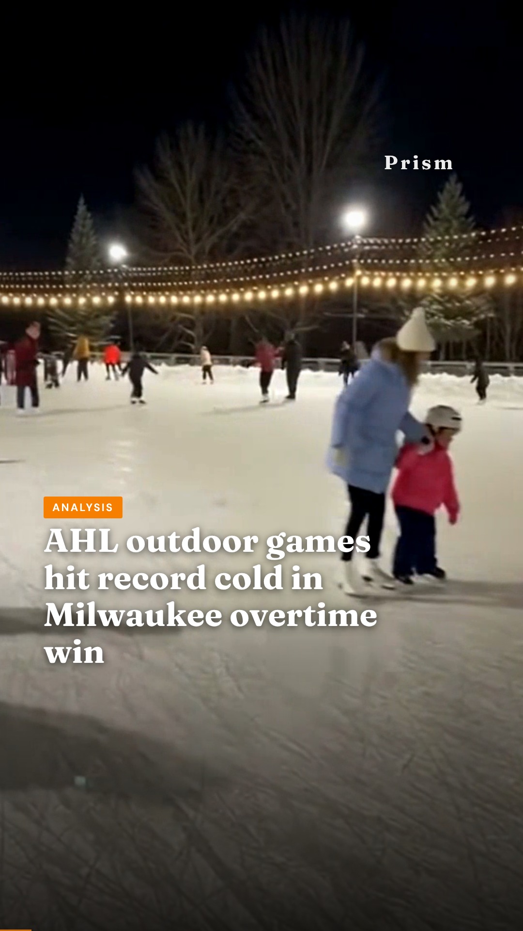 AHL outdoor games hit record cold in Milwaukee overtime win