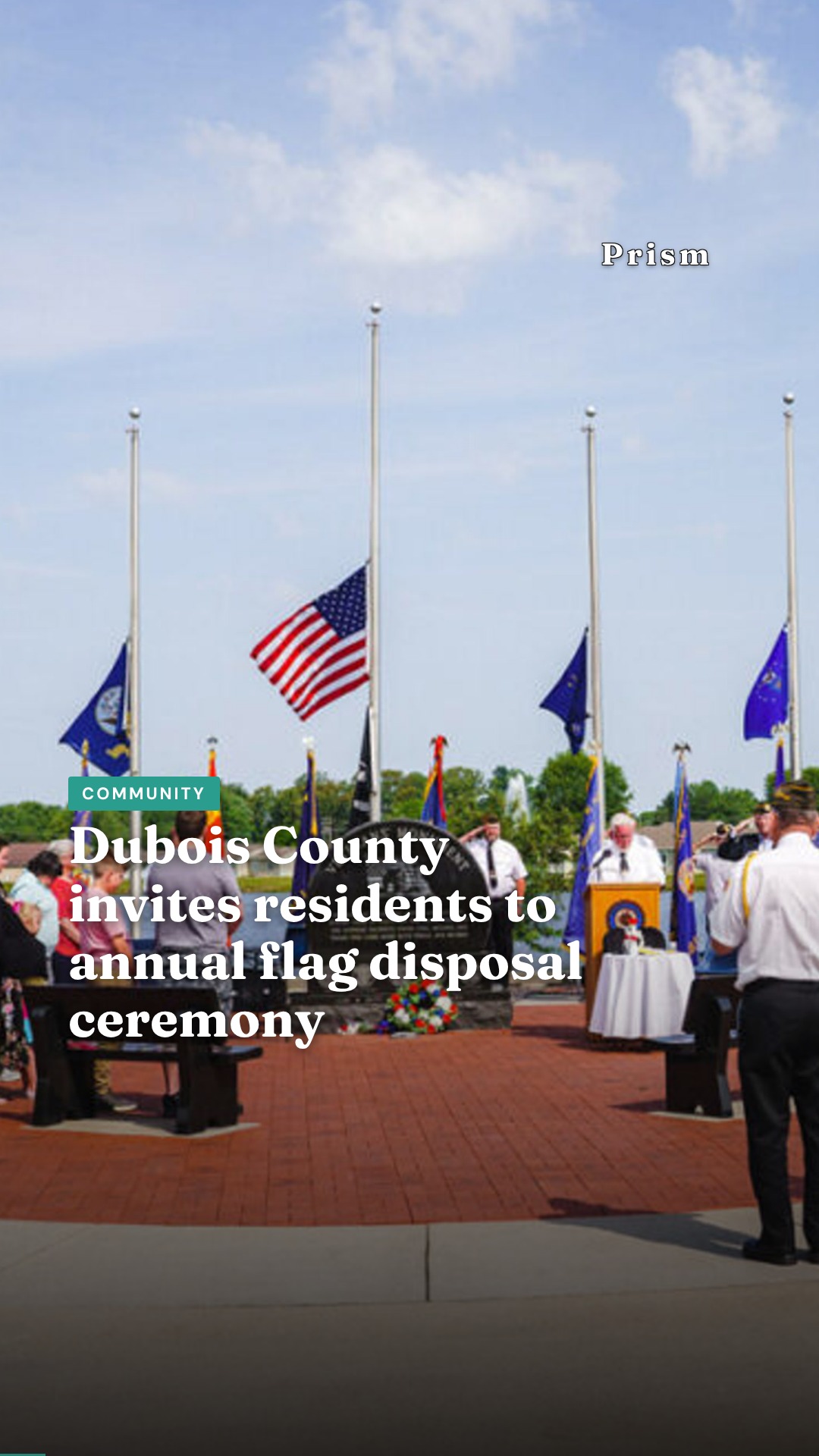 Dubois County invites residents to annual flag disposal ceremony