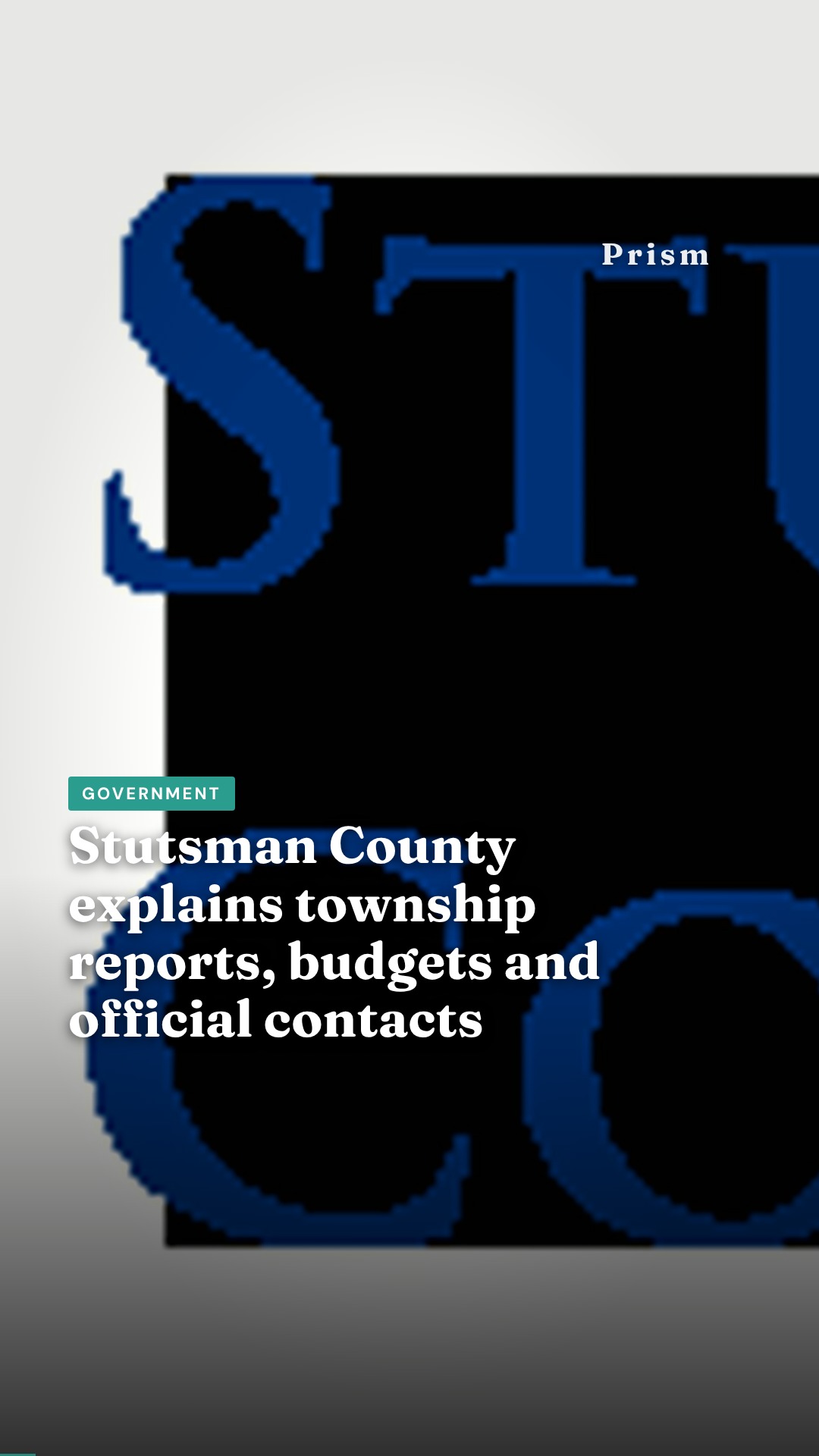 Stutsman County explains township reports, budgets and official contacts