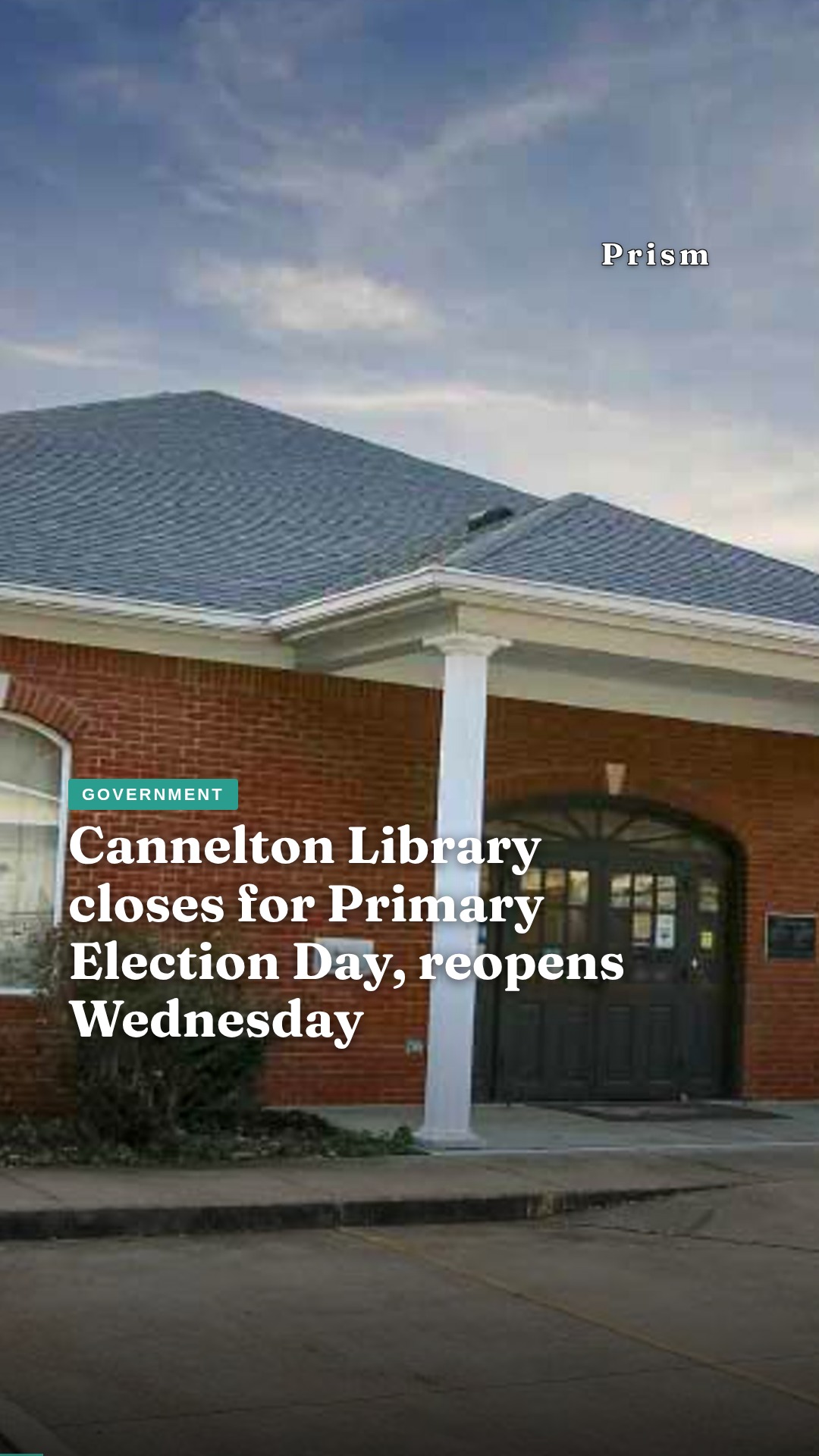 Cannelton Library closes for Primary Election Day, reopens Wednesday