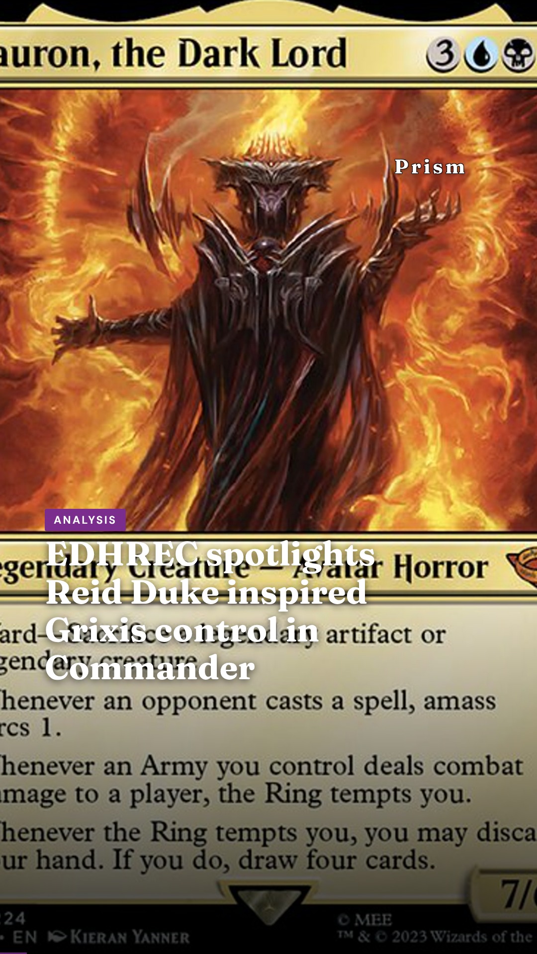 EDHREC spotlights Reid Duke inspired Grixis control in Commander
