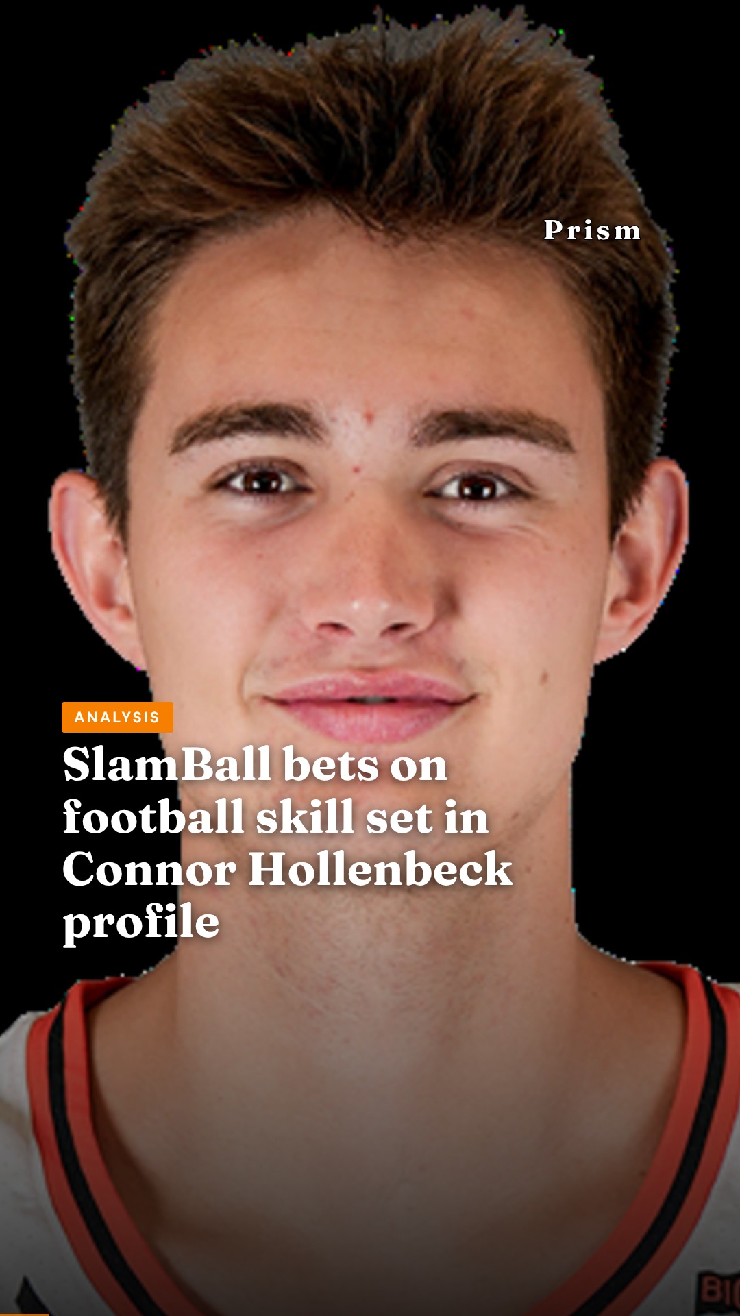 SlamBall bets on football skill set in Connor Hollenbeck profile