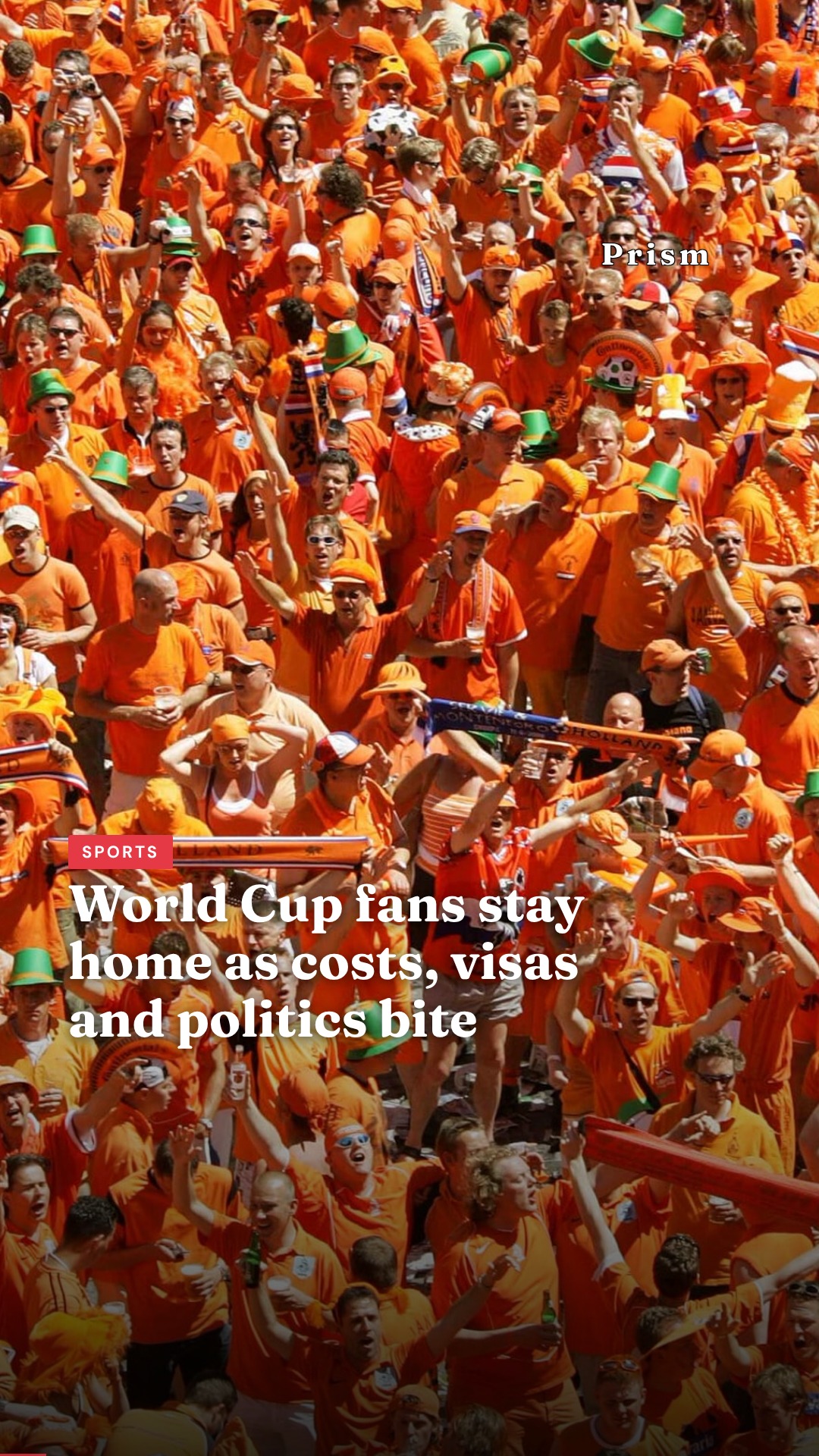 World Cup fans stay home as costs, visas and politics bite