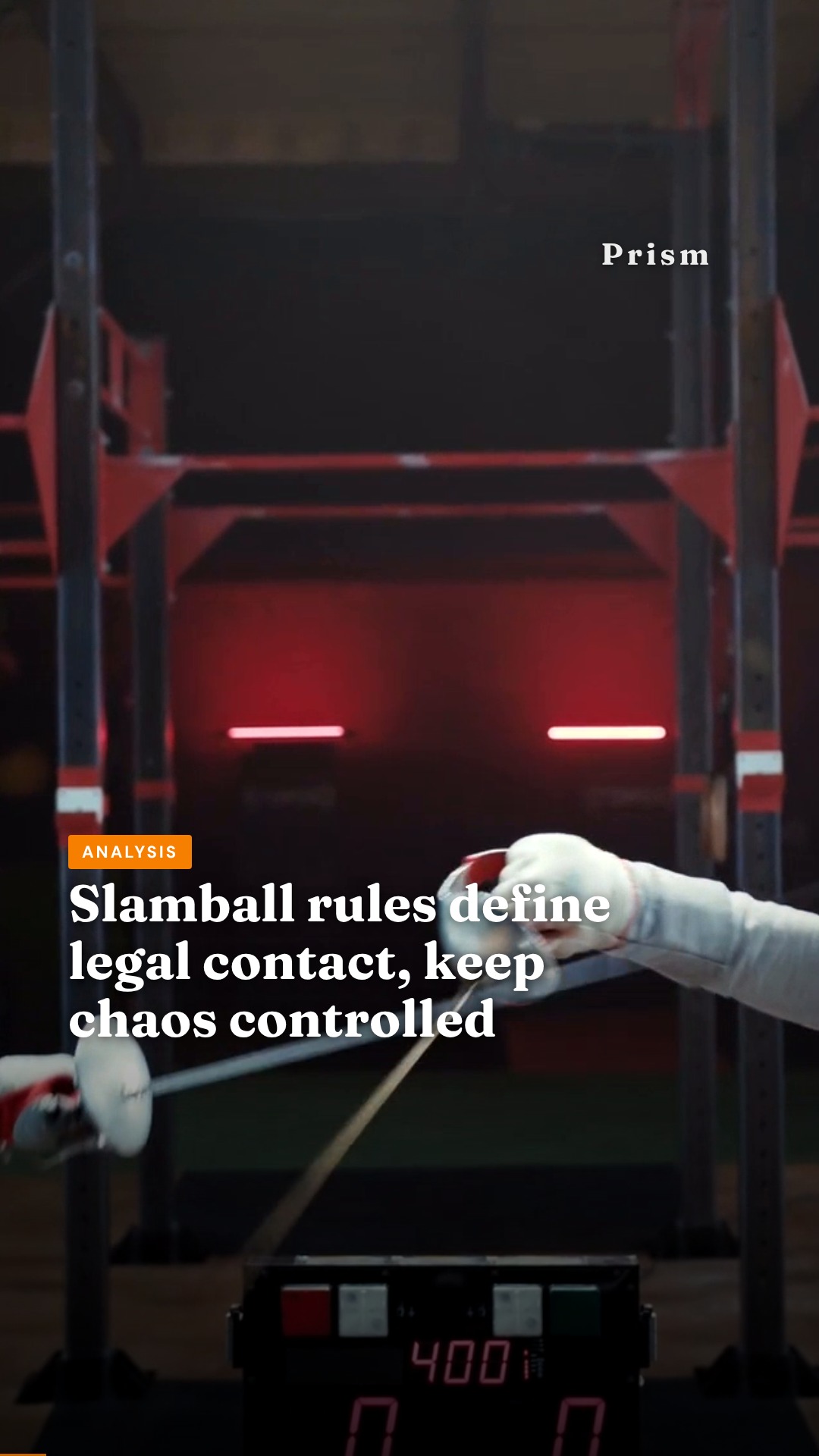 Slamball rules define legal contact, keep chaos controlled