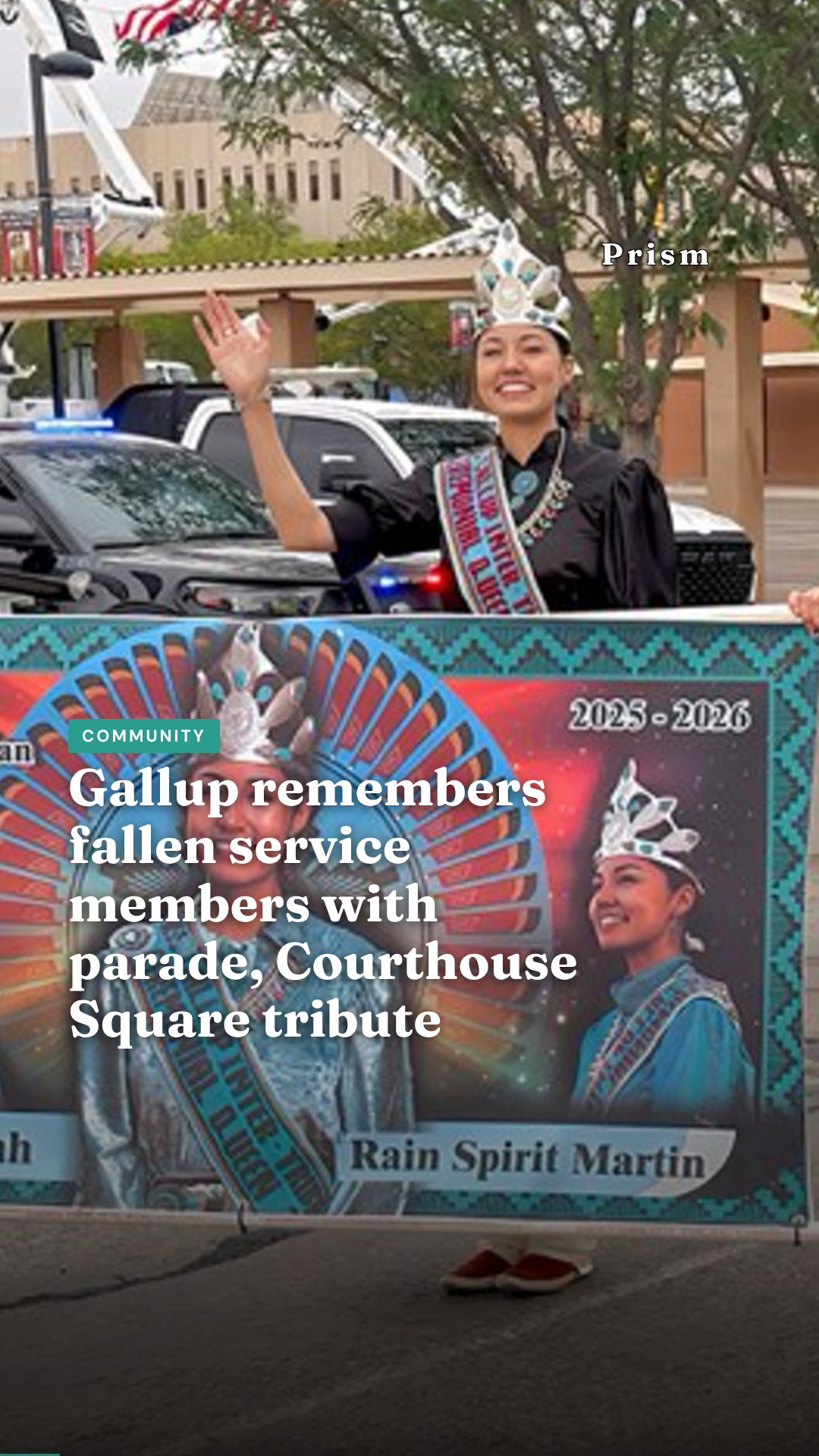 Gallup remembers fallen service members with parade, Courthouse Square tribute