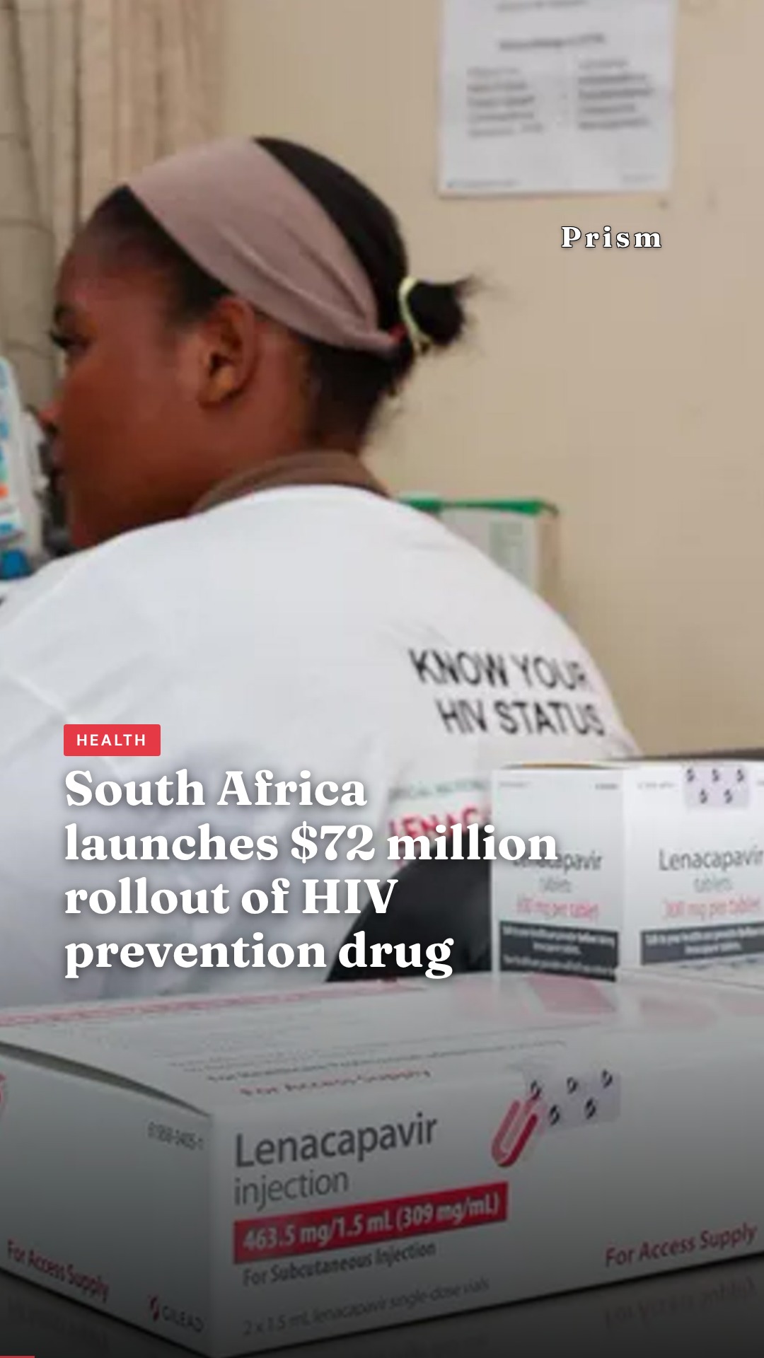South Africa launches $72 million rollout of HIV prevention drug