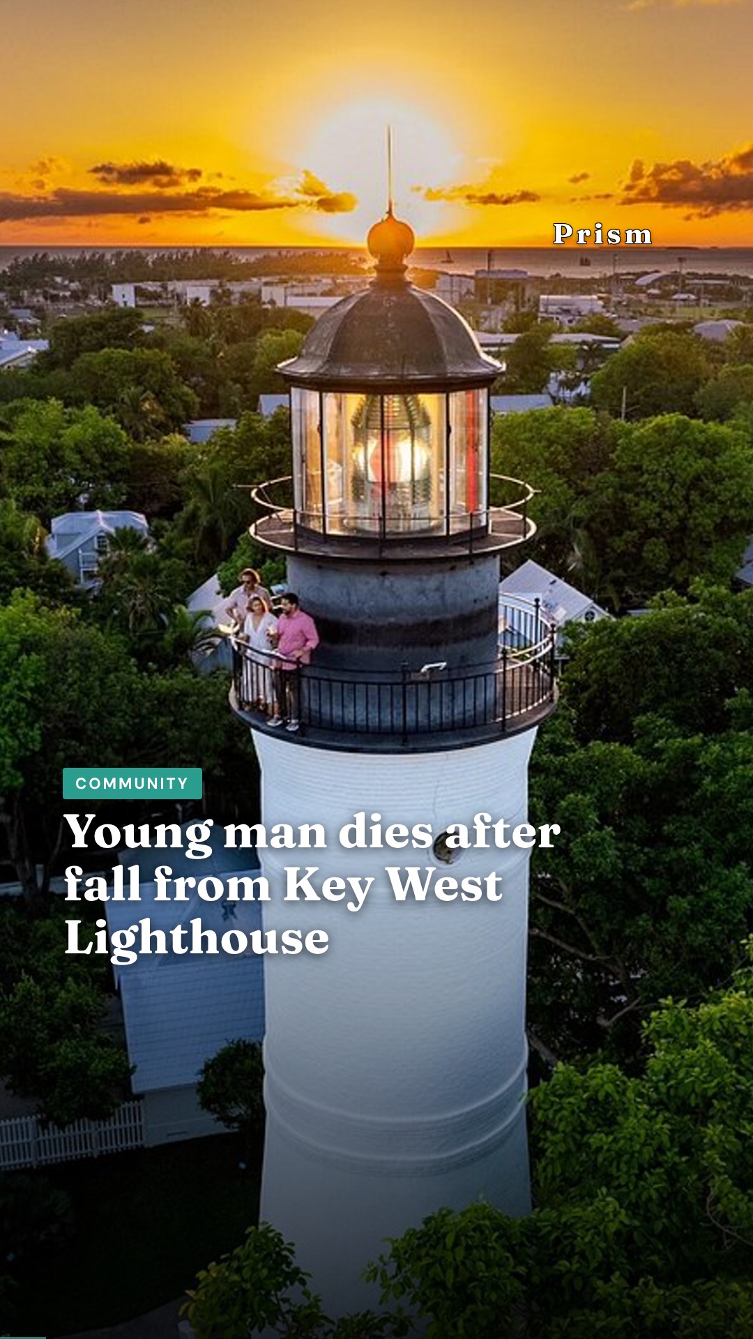 Young man dies after fall from Key West Lighthouse