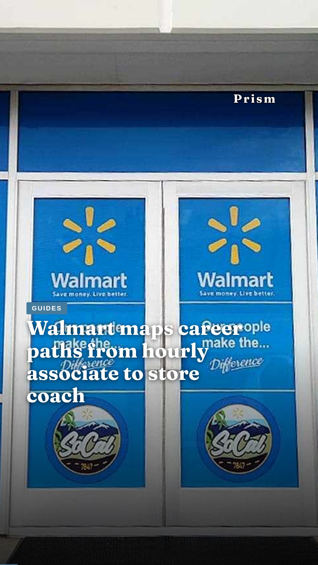 Walmart maps career paths from hourly associate to store coach