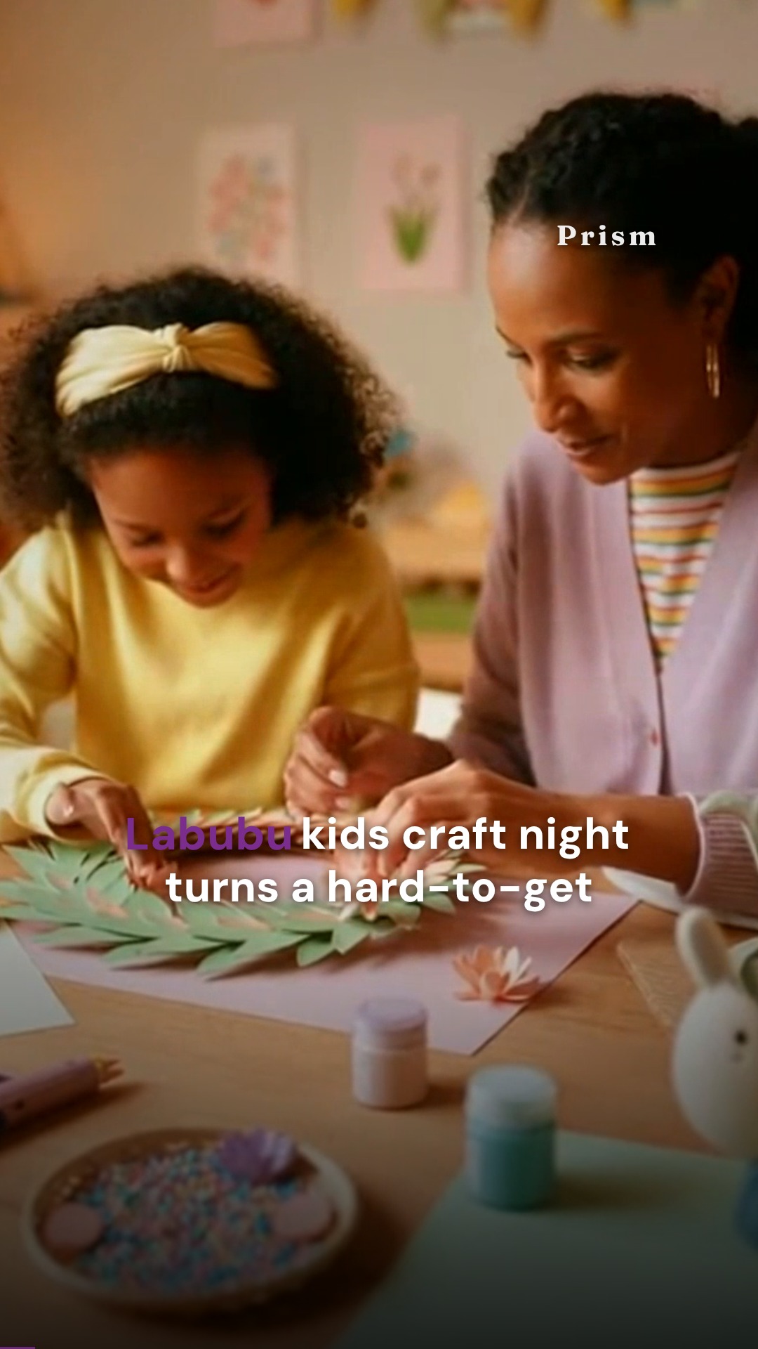 Labubu craft night turns collectible craze into family fun
