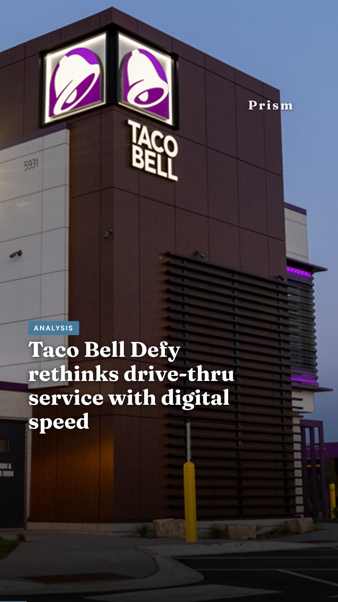 Taco Bell Defy rethinks drive-thru service with digital speed