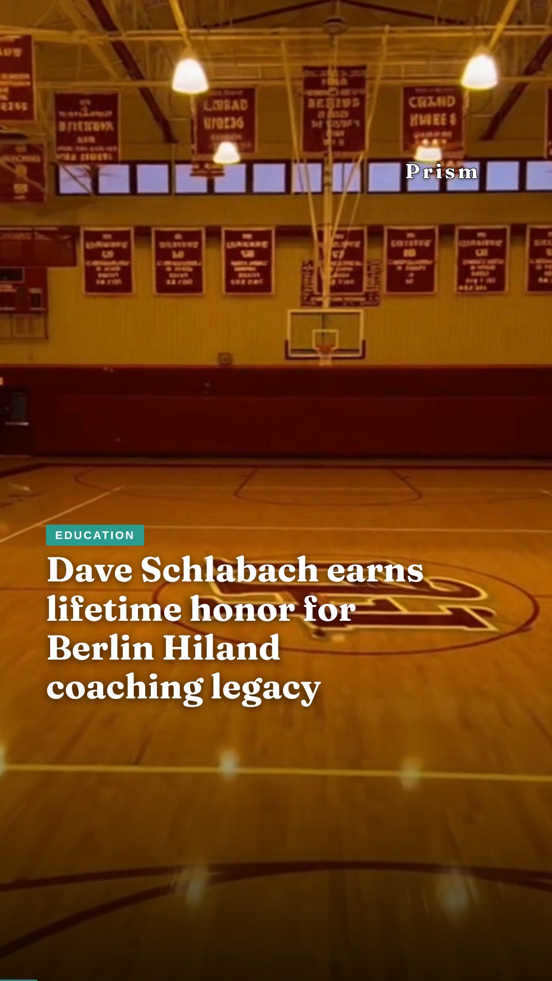 Dave Schlabach earns lifetime honor for Berlin Hiland coaching legacy