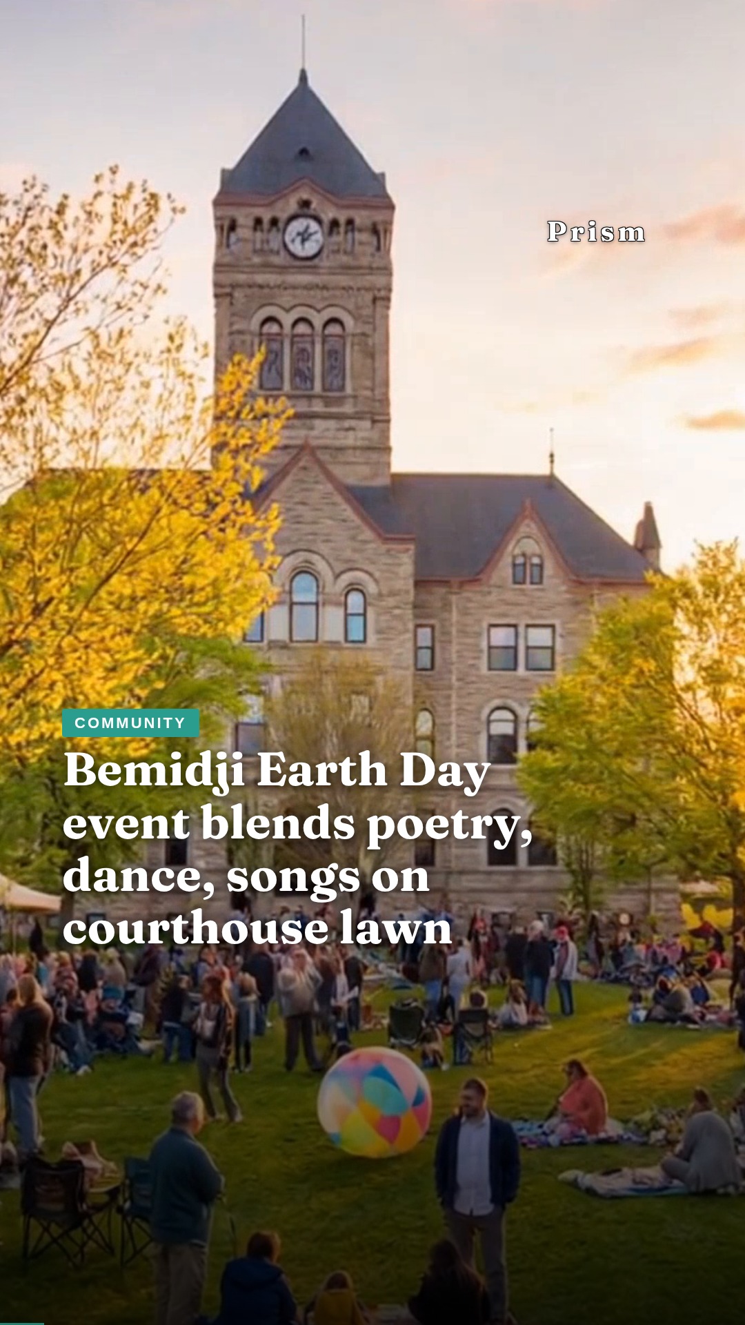 Bemidji Earth Day event blends poetry, dance, songs on courthouse lawn