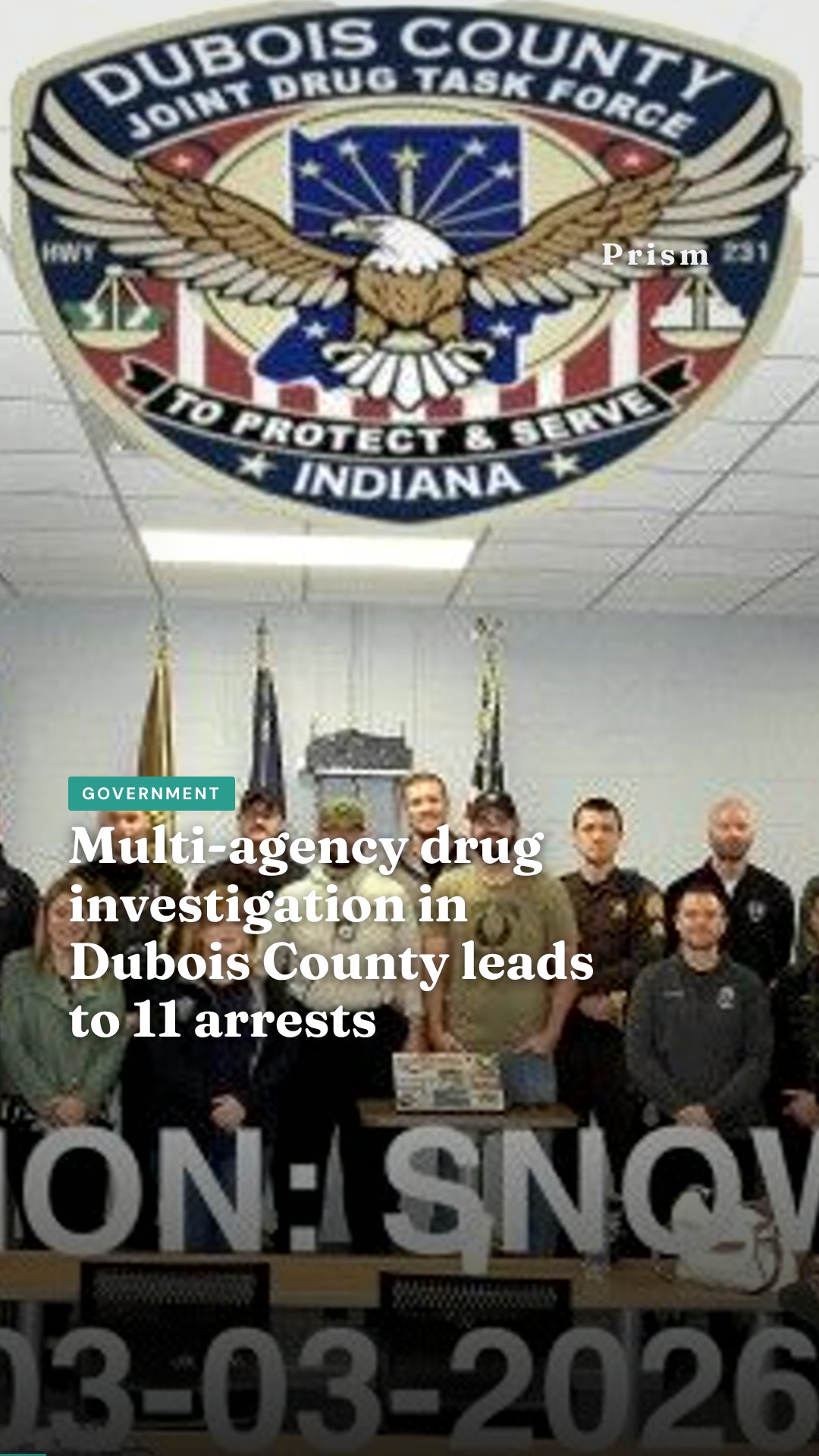Multi-agency drug investigation in Dubois County leads to 11 arrests