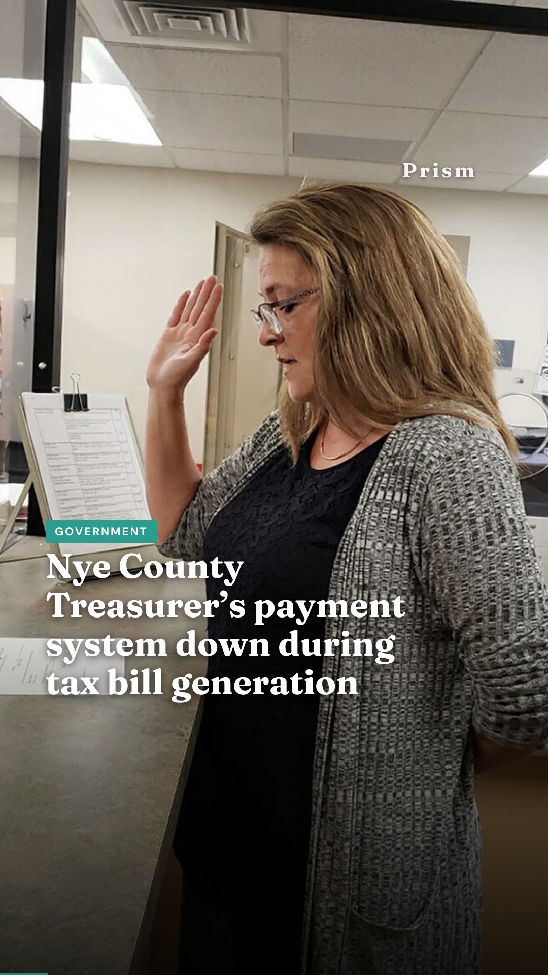 Nye County Treasurer’s payment system down during tax bill generation