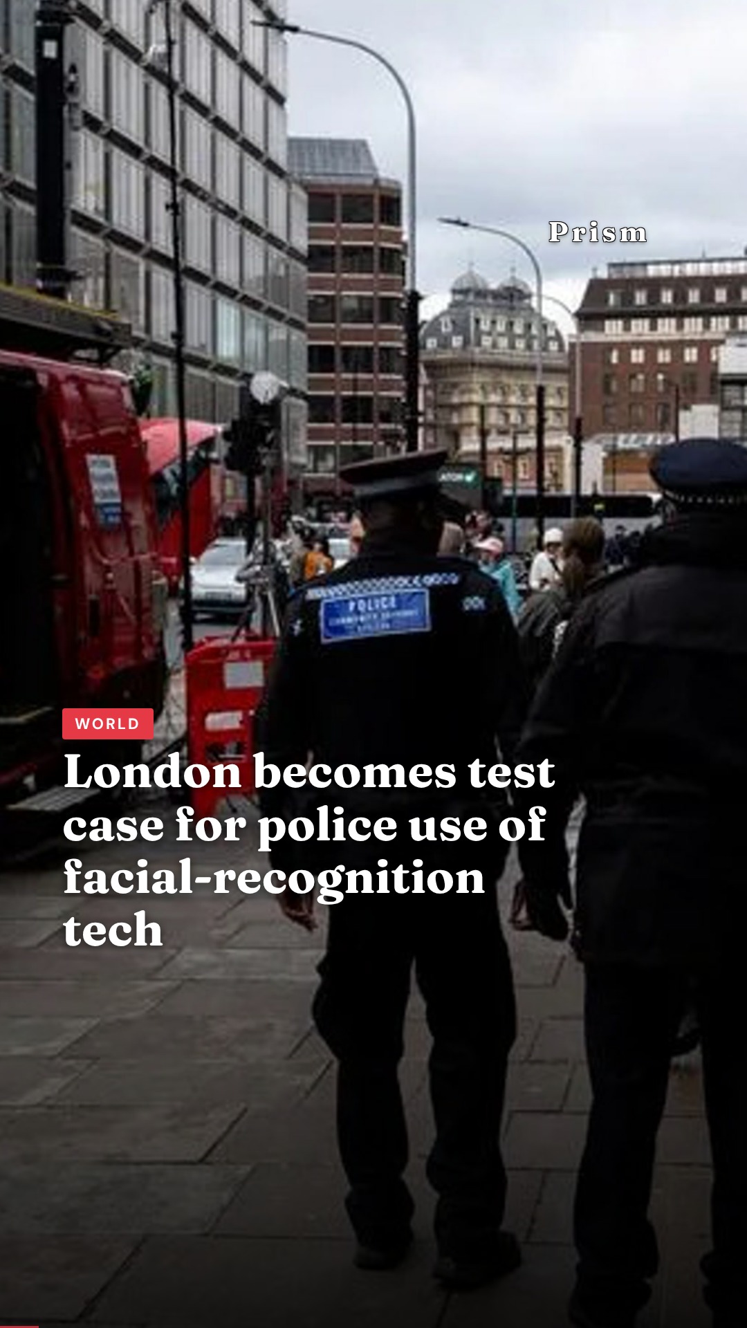 London becomes test case for police use of facial-recognition tech