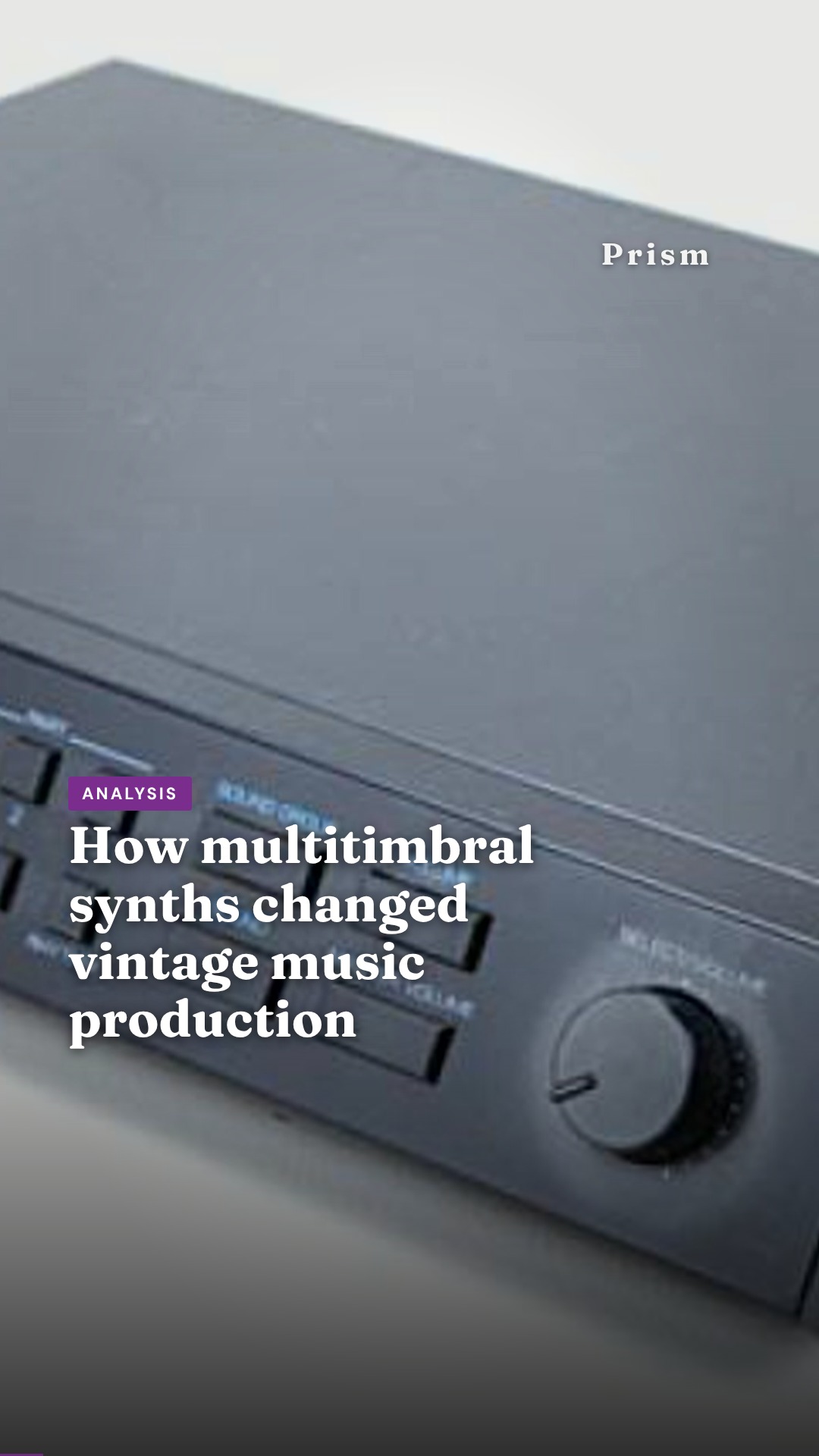 How multitimbral synths changed vintage music production