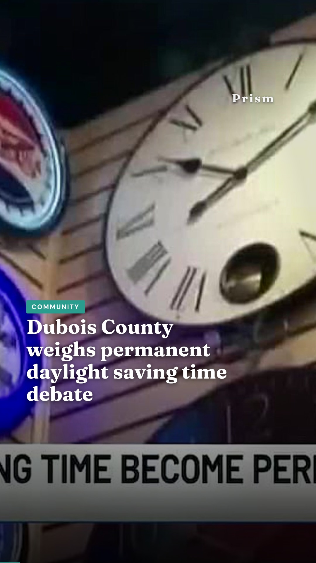 Dubois County weighs permanent daylight saving time debate
