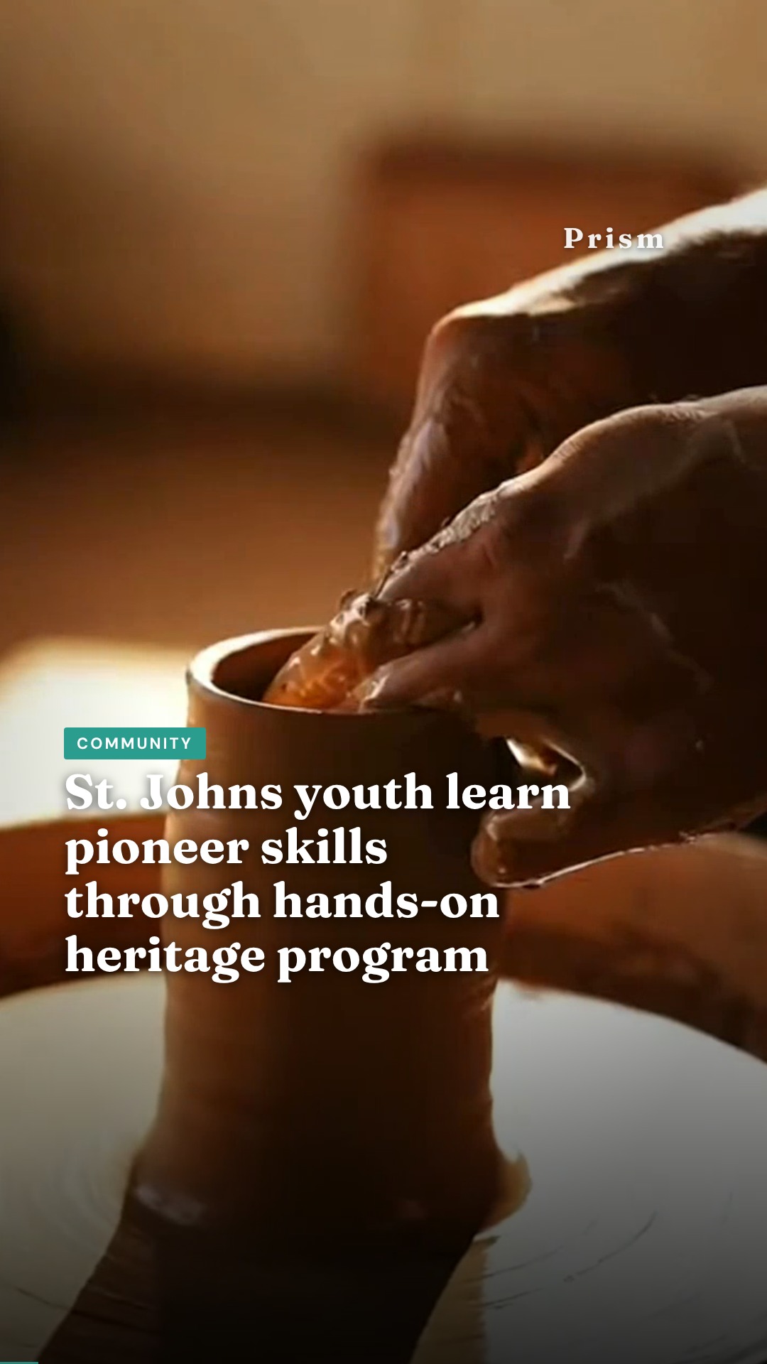 St. Johns youth learn pioneer skills through hands-on heritage program