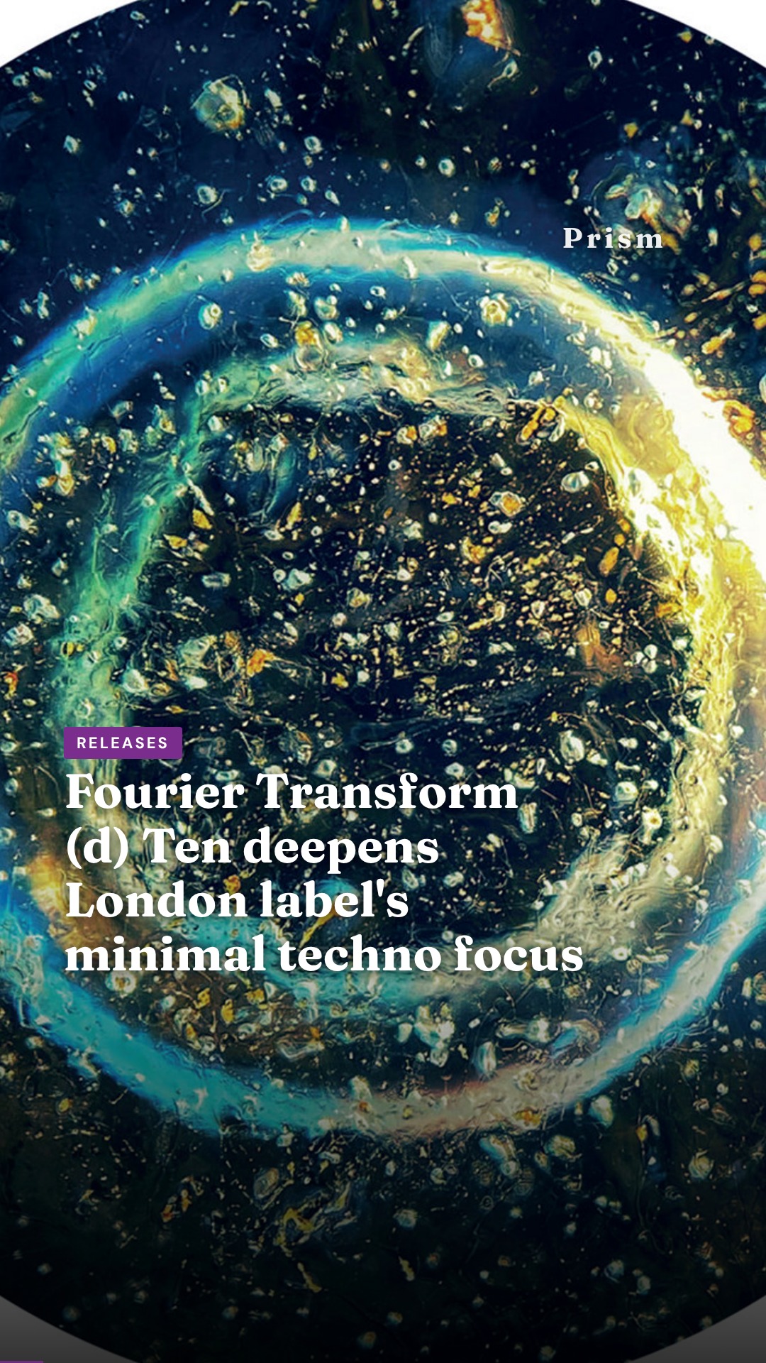 Fourier Transform (d) Ten deepens London label's minimal techno focus