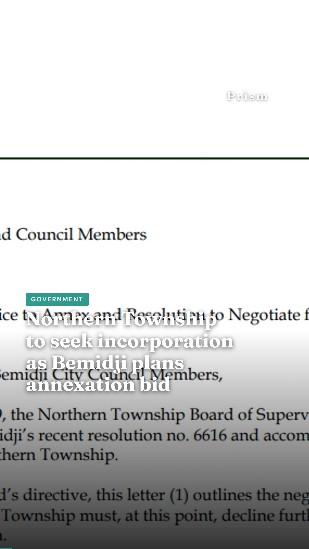 Northern Township to seek incorporation as Bemidji plans annexation bid